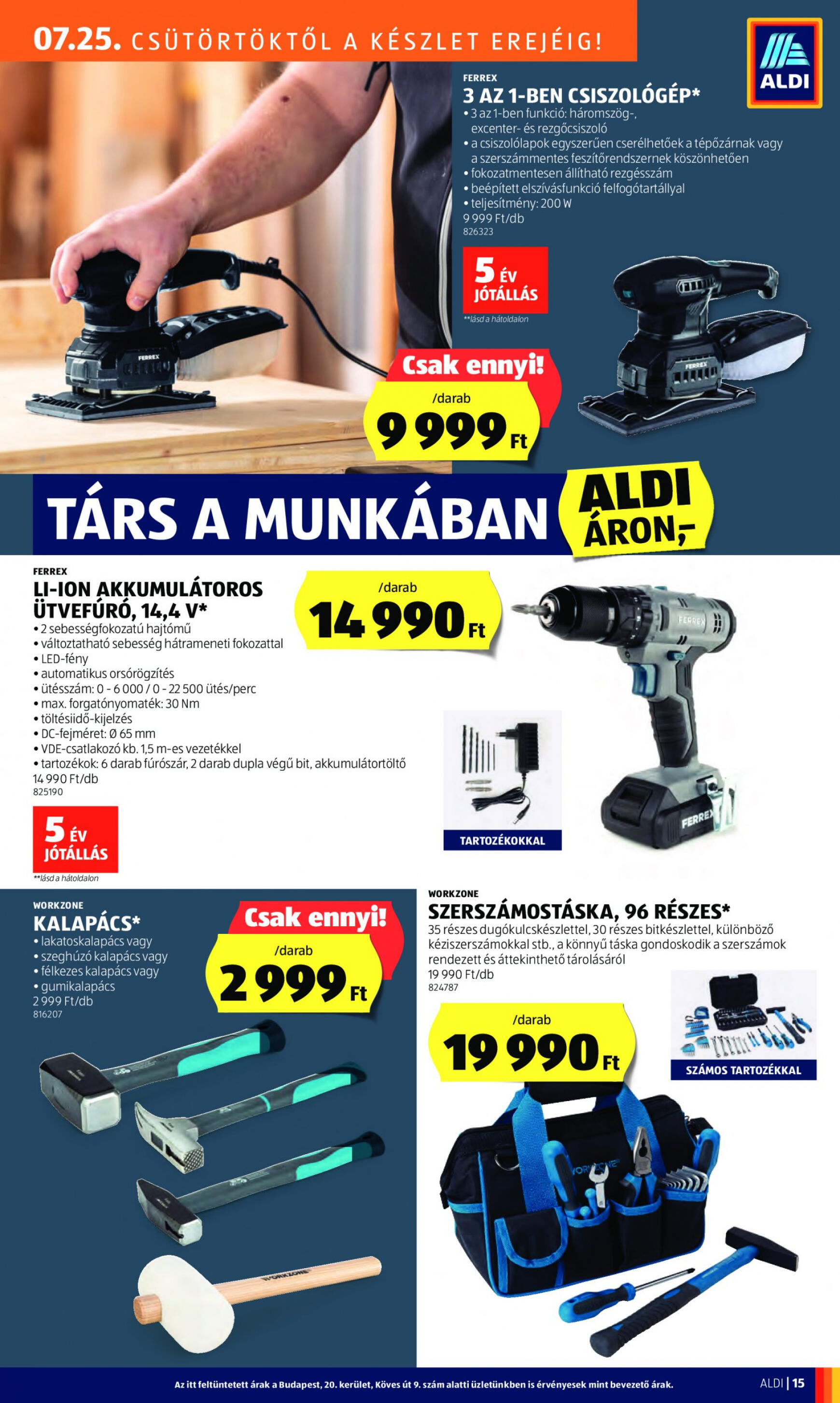 aldi - Aktuális újság Aldi 07.25. - 07.31. - page: 17