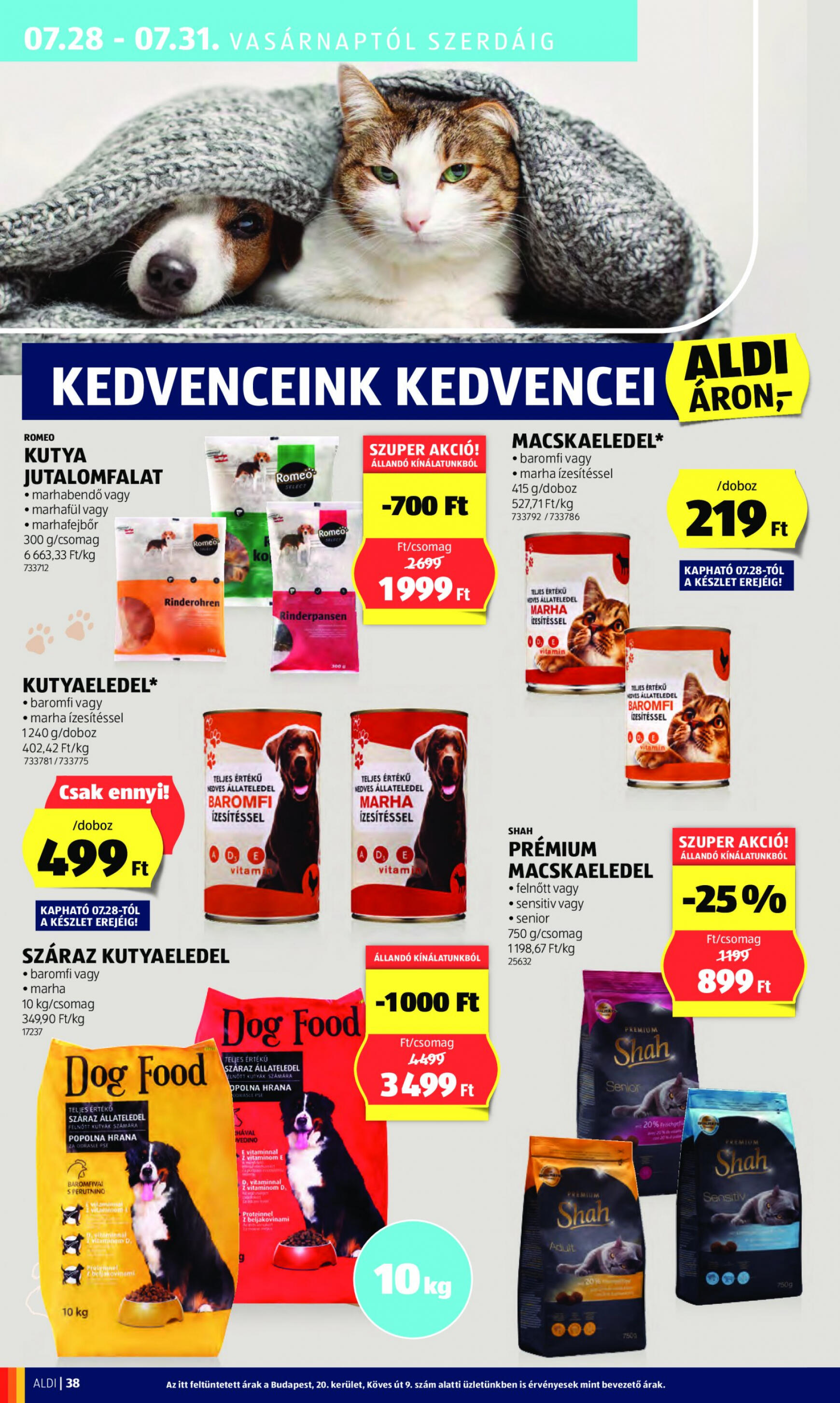 aldi - Aktuális újság Aldi 07.25. - 07.31. - page: 42