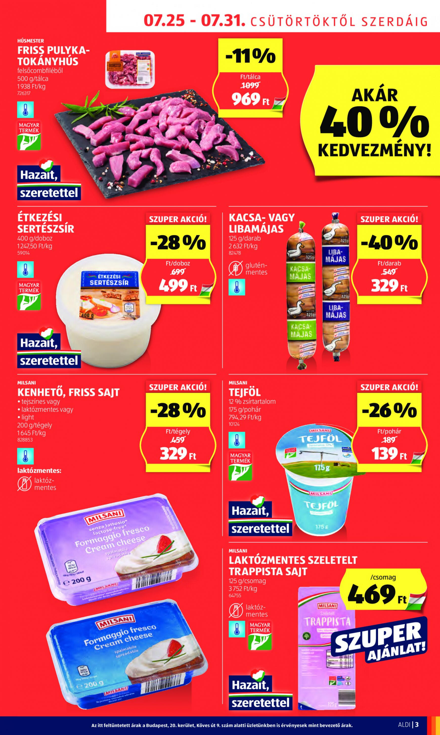 aldi - Aktuális újság Aldi 07.25. - 07.31. - page: 3