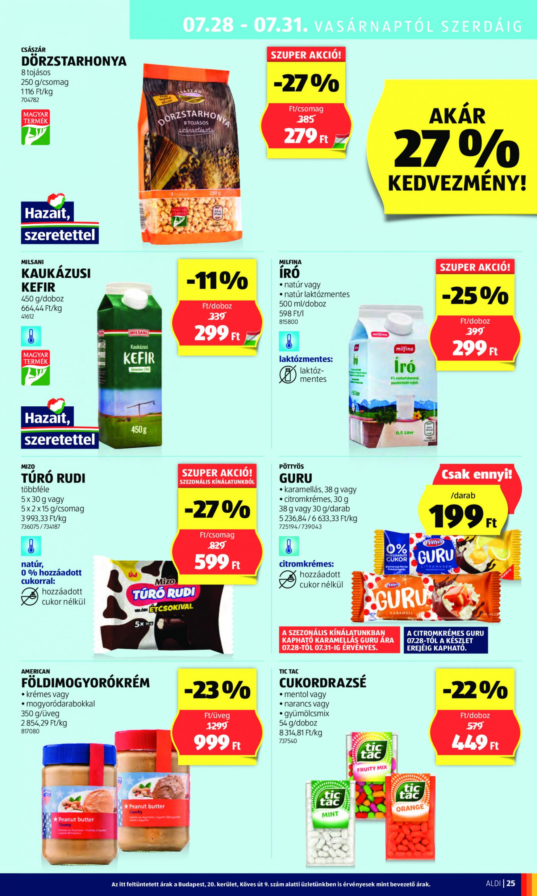 aldi - Aktuális újság Aldi 07.25. - 07.31. - page: 29