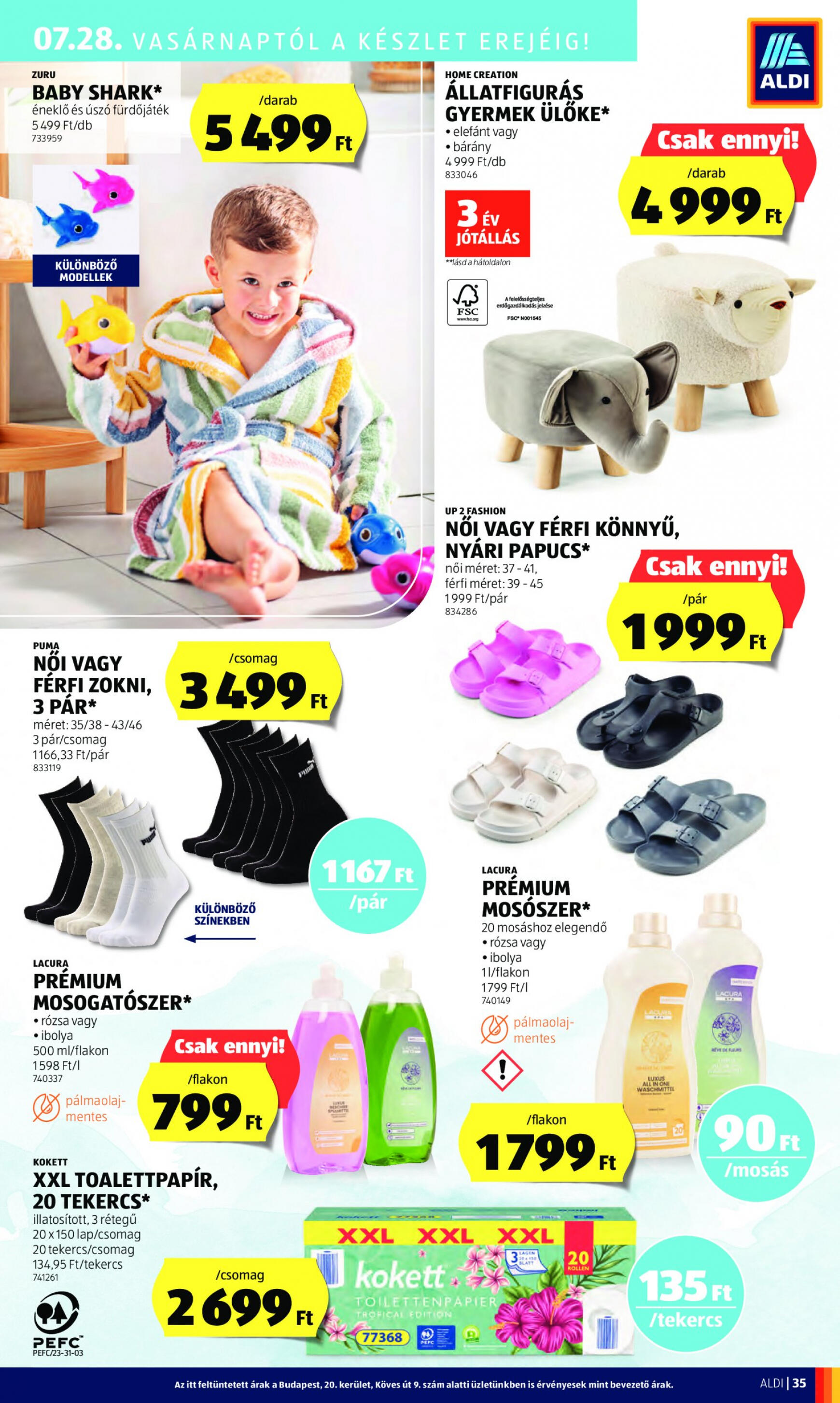 aldi - Aktuális újság Aldi 07.25. - 07.31. - page: 39