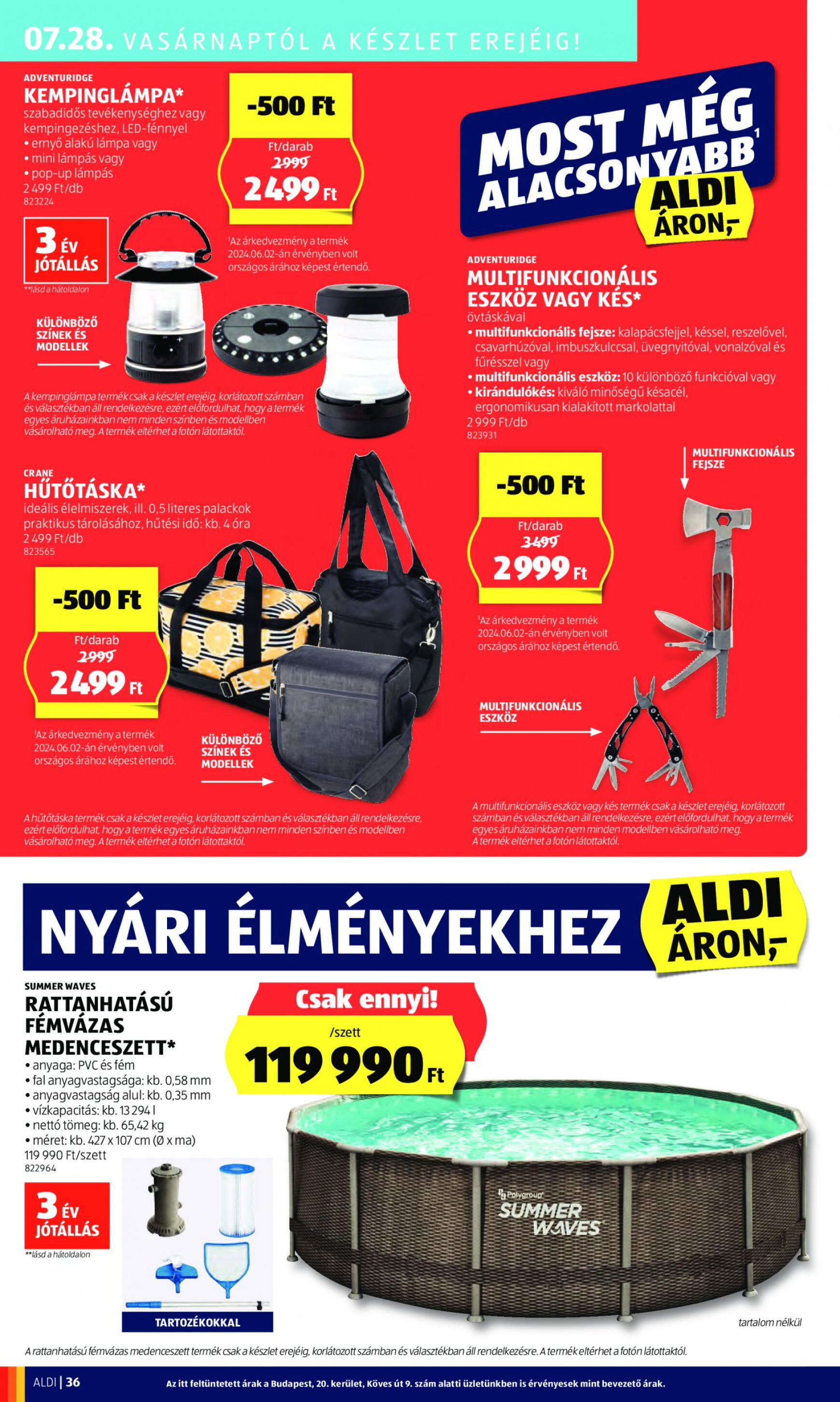 aldi - Aktuális újság Aldi 07.25. - 07.31. - page: 40