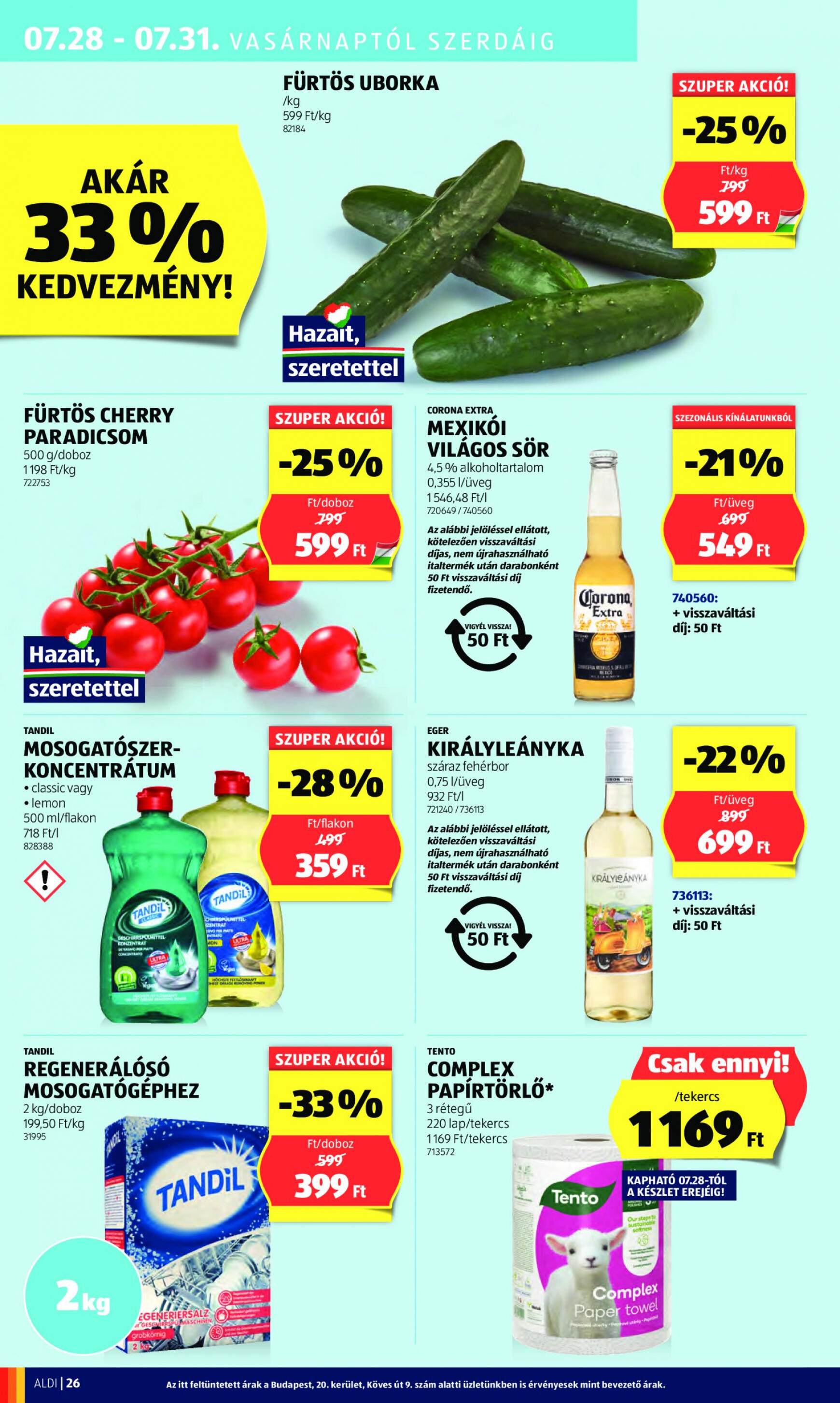 aldi - Aktuális újság Aldi 07.25. - 07.31. - page: 30