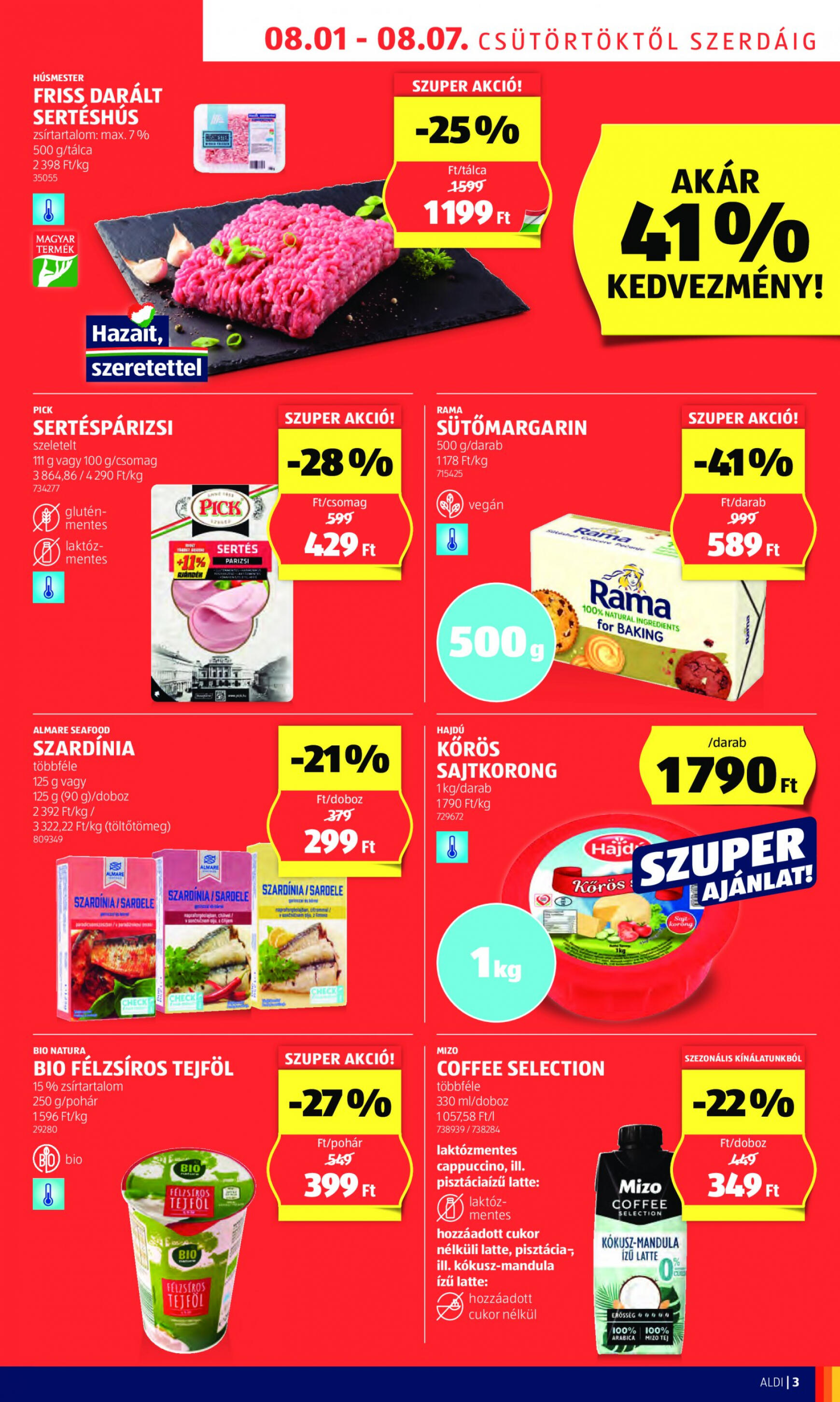 aldi - Aktuális újság Aldi 08.01. - 08.07. - page: 3