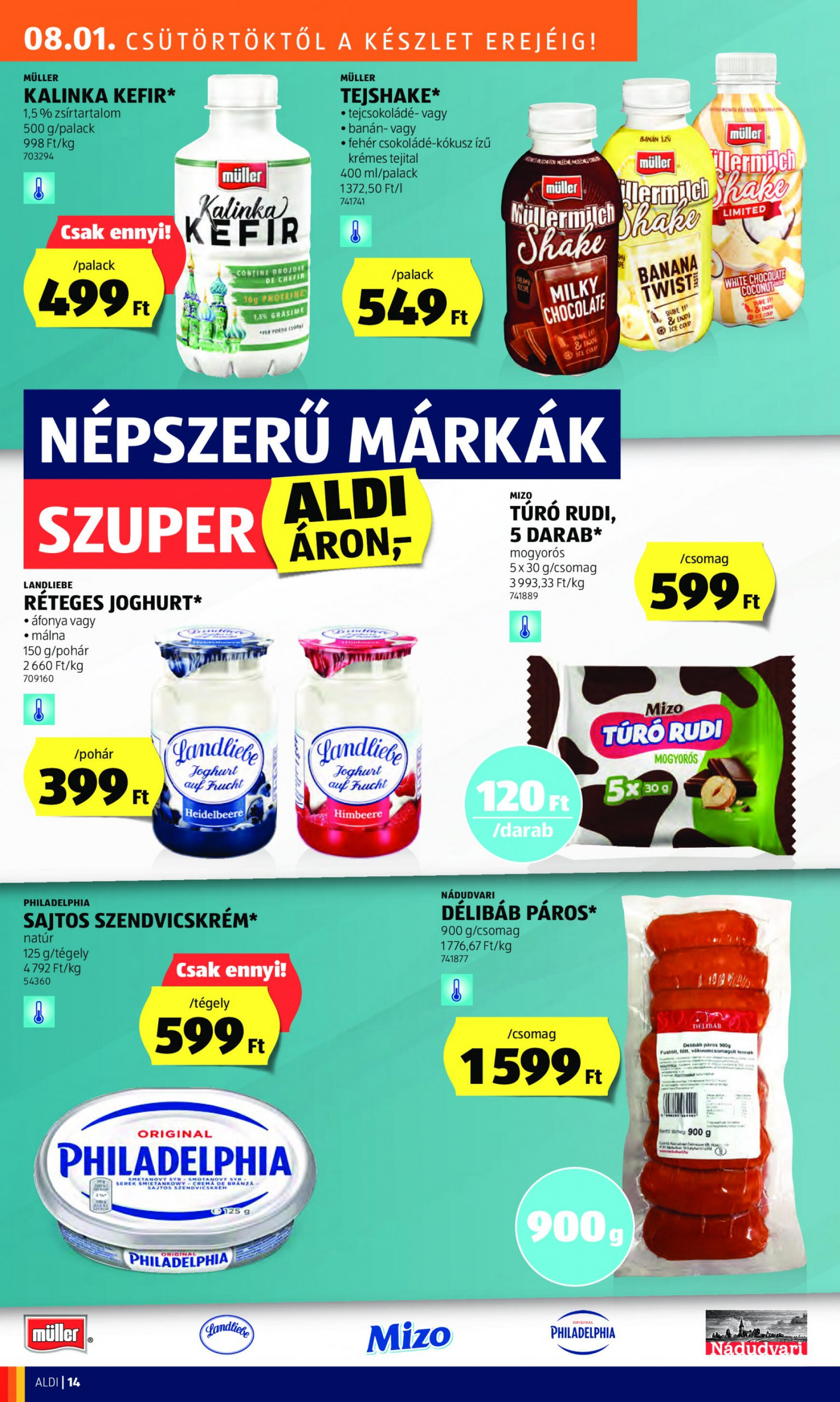 aldi - Aktuális újság Aldi 08.01. - 08.07. - page: 16