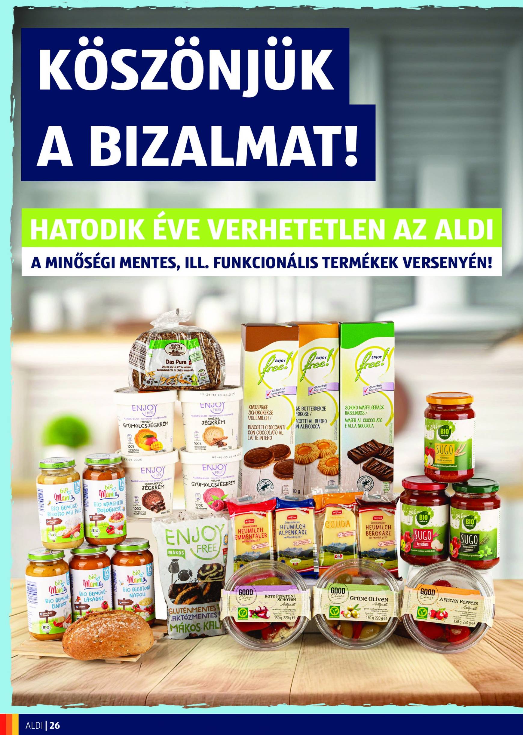 aldi - Aktuális újság Aldi - Mindenkire figyelünk 09.03. - 12.31. - page: 26