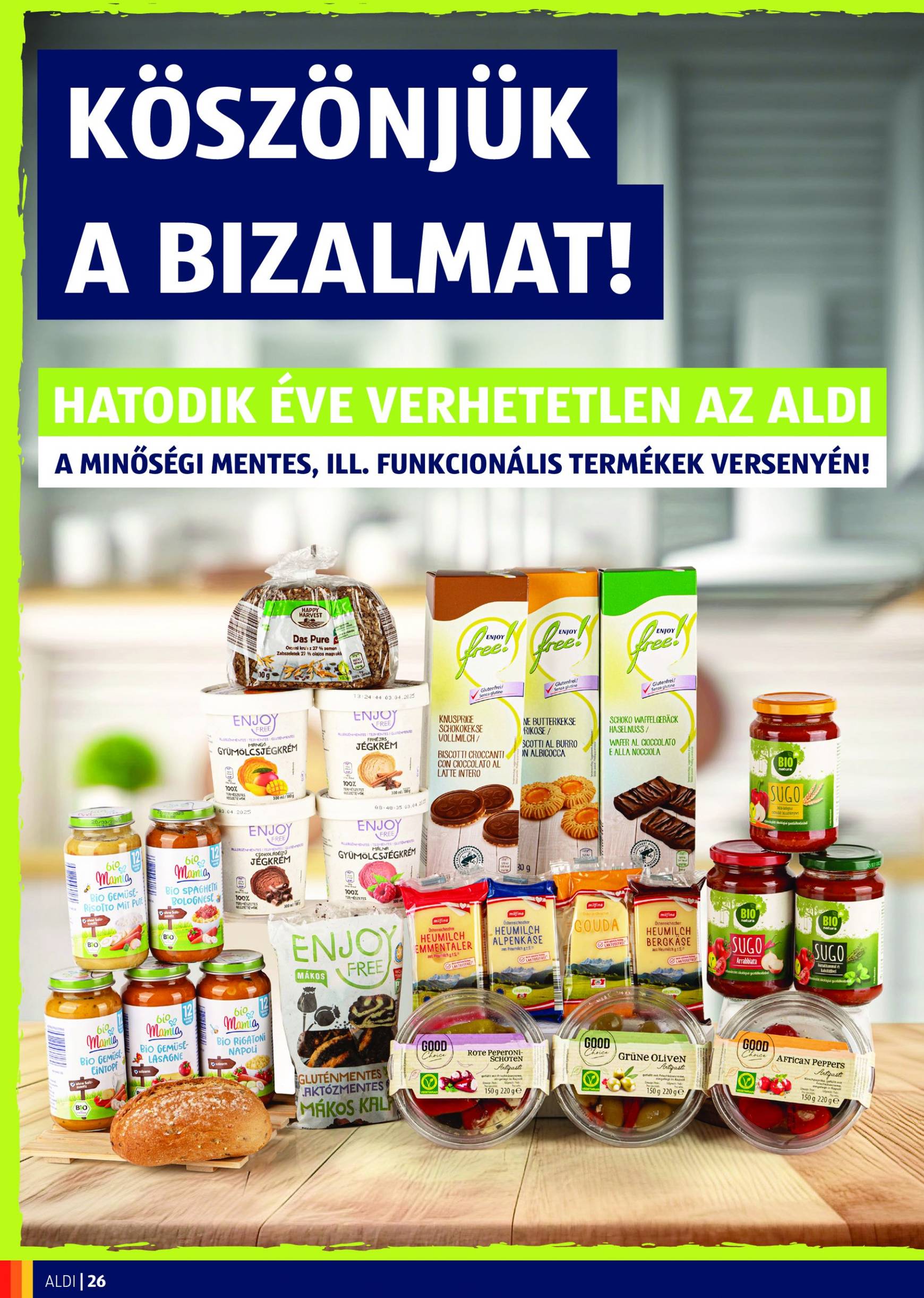 aldi - Aktuális újság Aldi - Mindenkire figyelünk! 09.03. - 12.31. - page: 26