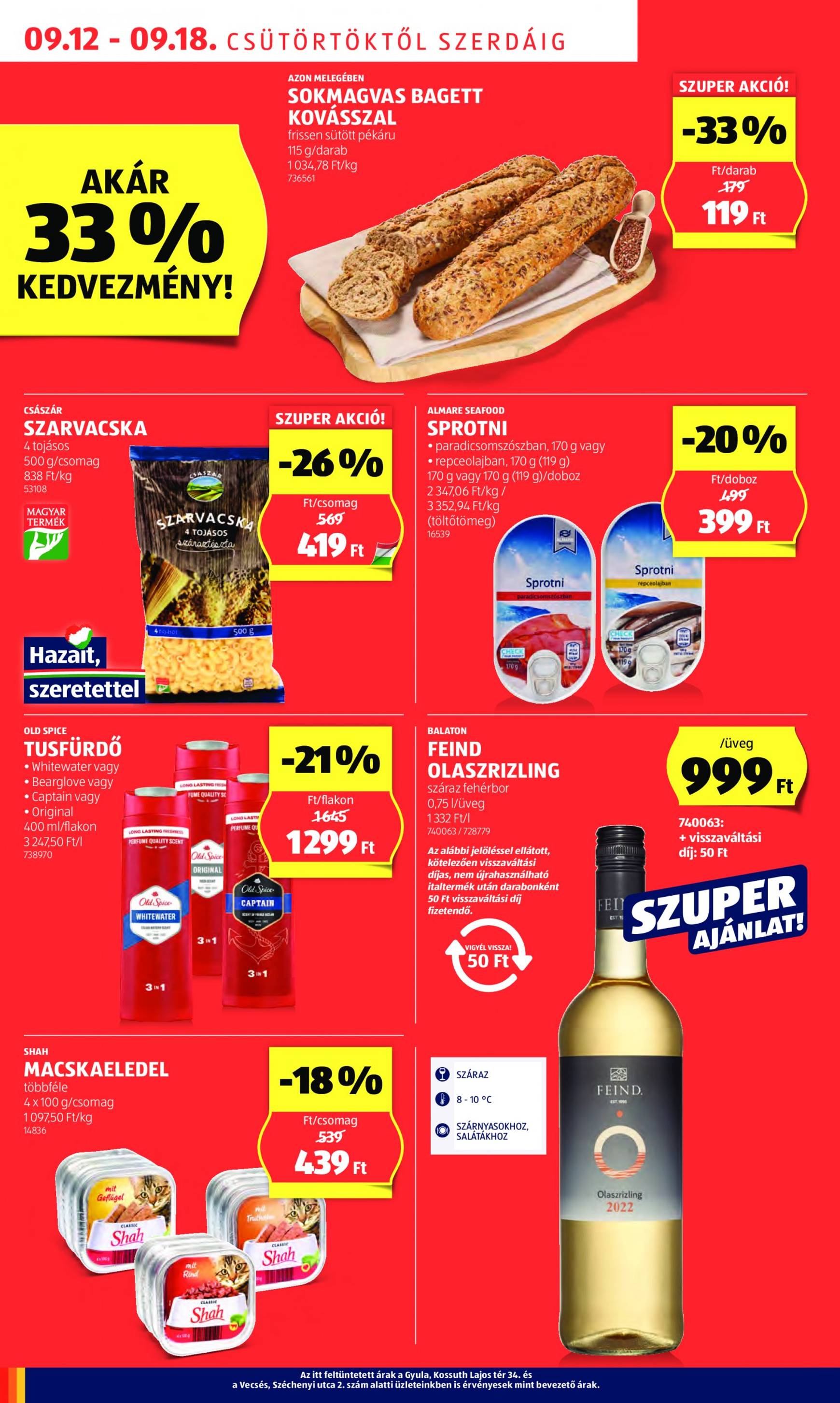 aldi - Aktuális újság Aldi 09.12. - 09.18. - page: 6