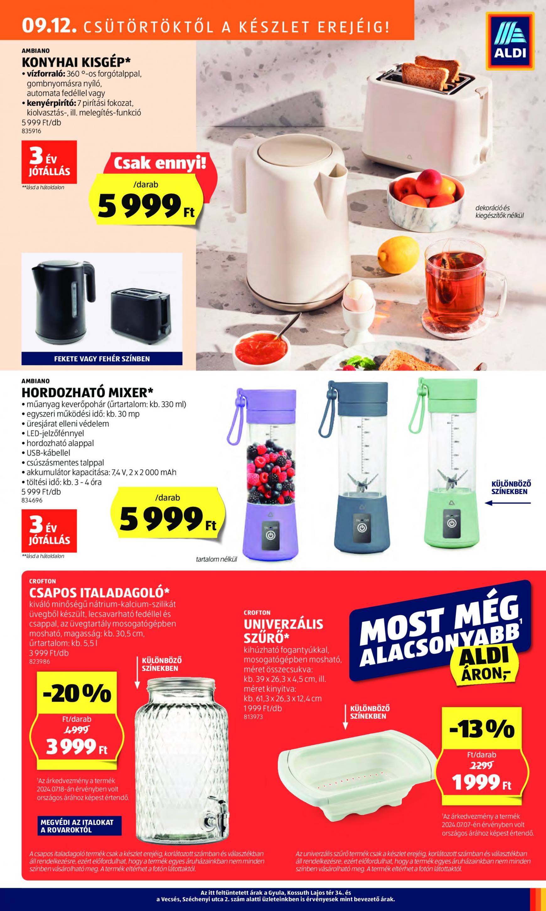 aldi - Aktuális újság Aldi 09.12. - 09.18. - page: 23