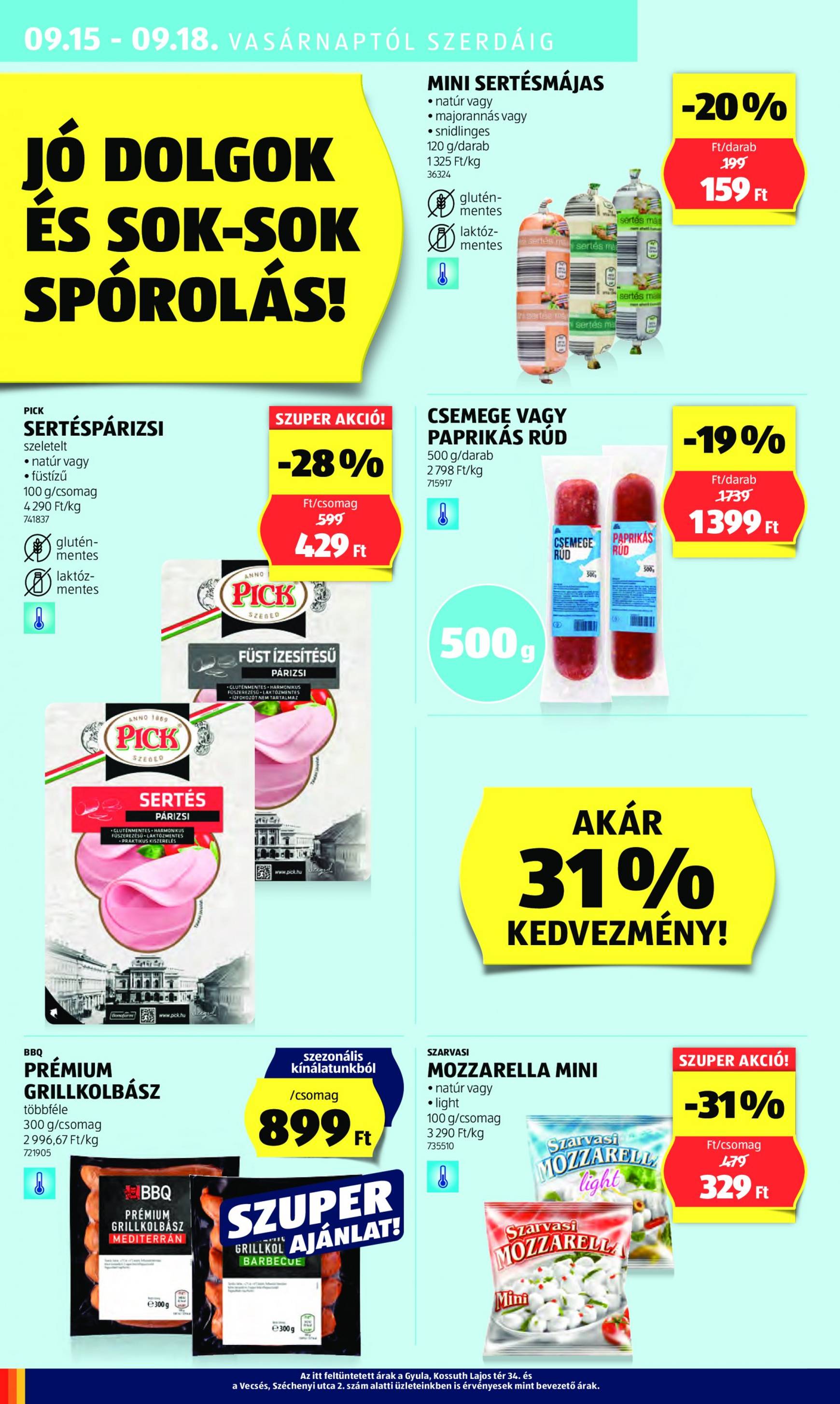 aldi - Aktuális újság Aldi 09.12. - 09.18. - page: 30