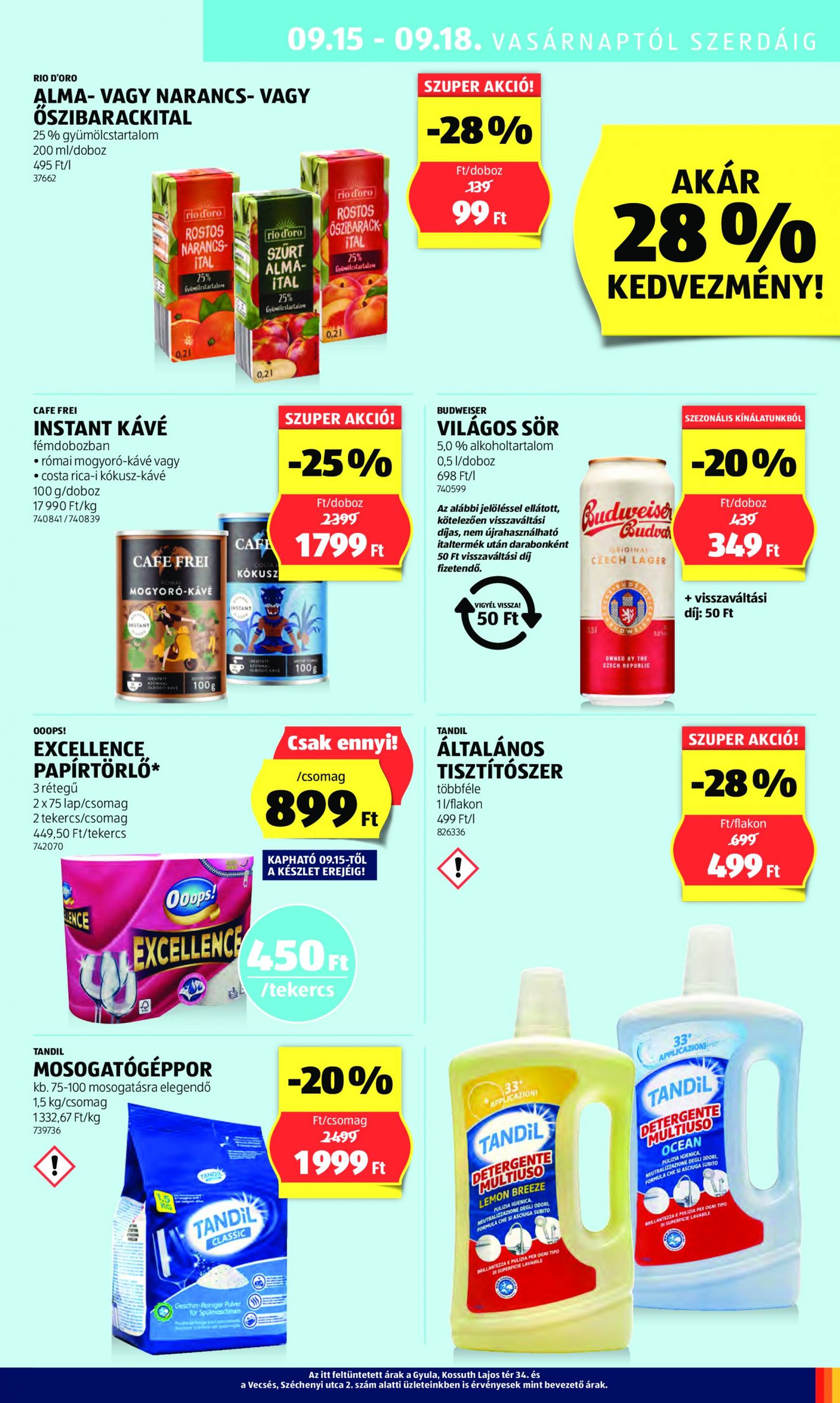 aldi - Aktuális újság Aldi 09.12. - 09.18. - page: 33