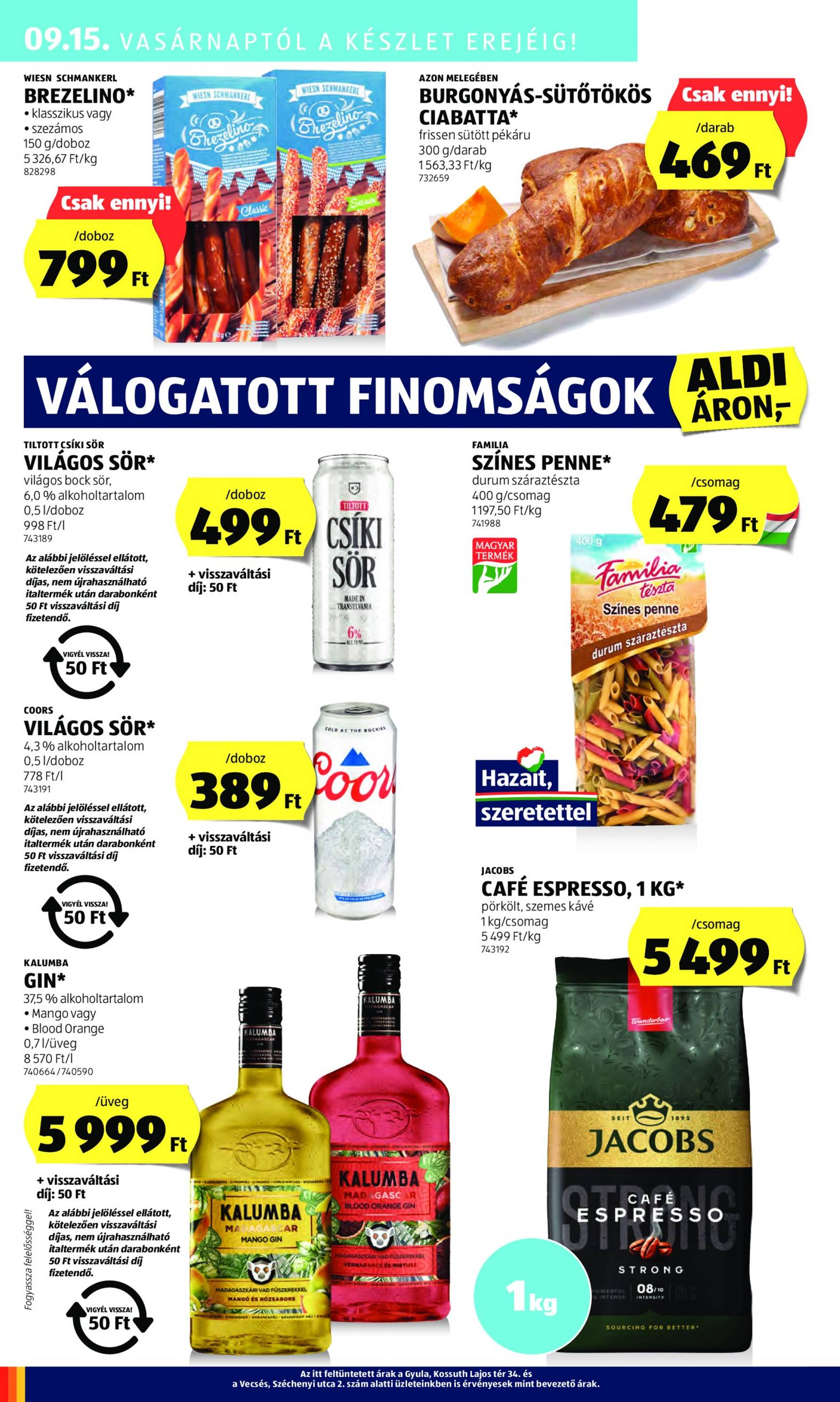 aldi - Aktuális újság Aldi 09.12. - 09.18. - page: 34