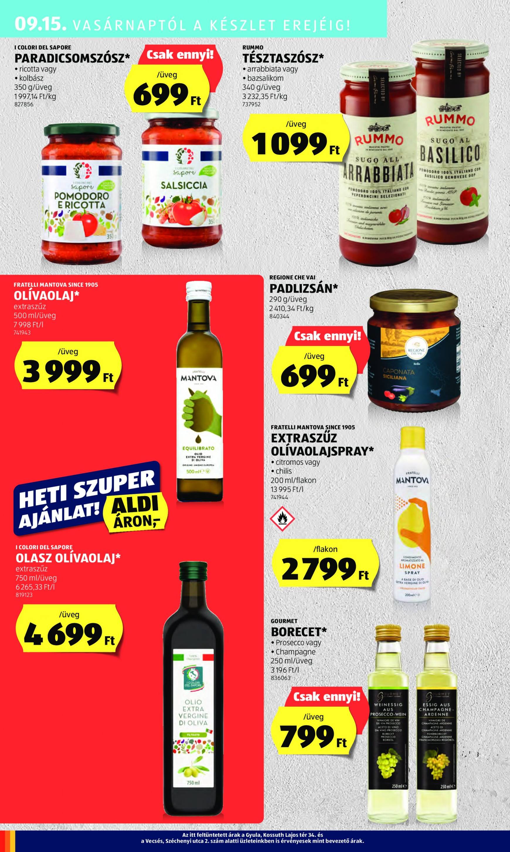 aldi - Aktuális újság Aldi 09.12. - 09.18. - page: 40