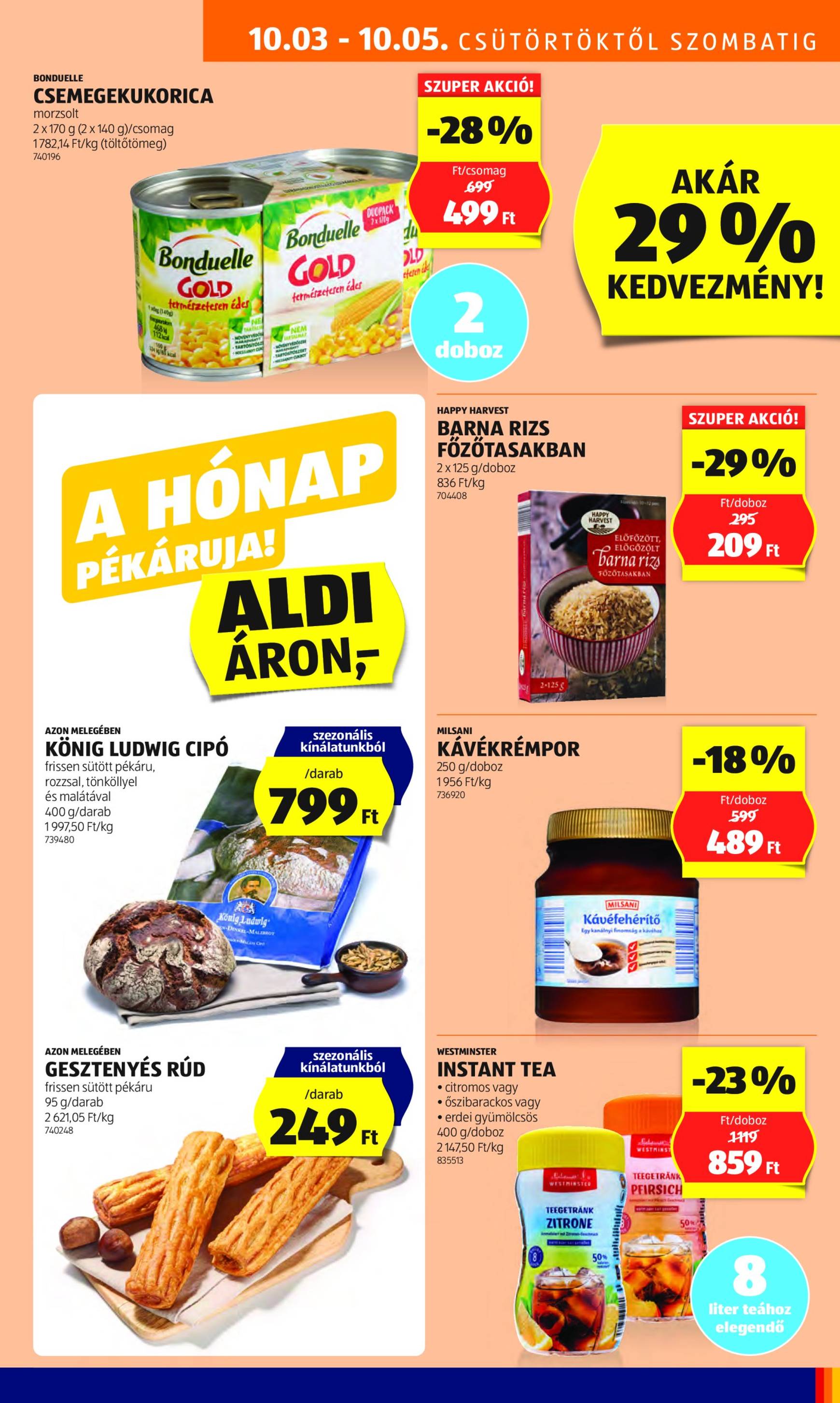 aldi - Aktuális újság Aldi 10.03. - 10.09. - page: 9