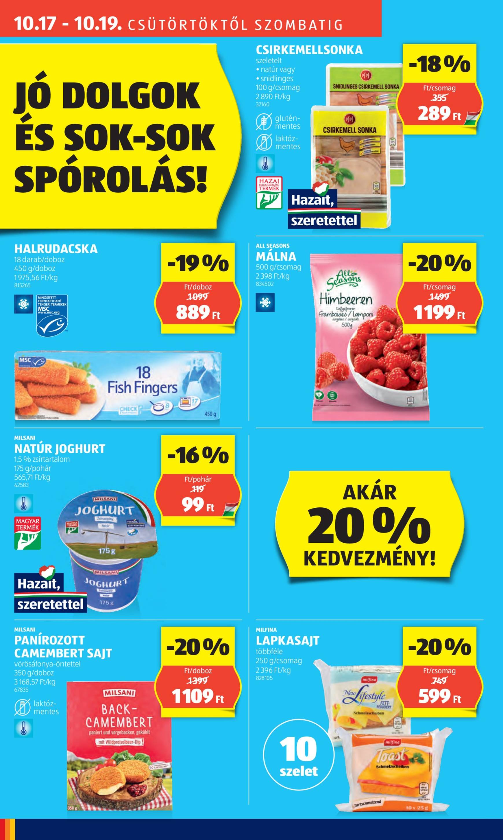 aldi - Aldi - Üzletnyitás: Kecskemét, akciós újság, érvényes 10.17. - 10.19. - page: 2