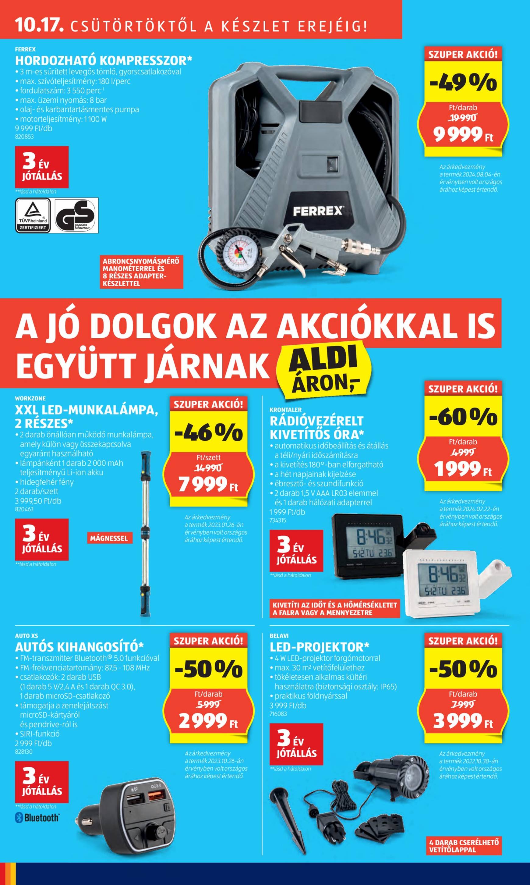 aldi - Aldi - Üzletnyitás: Kecskemét, akciós újság, érvényes 10.17. - 10.19. - page: 10