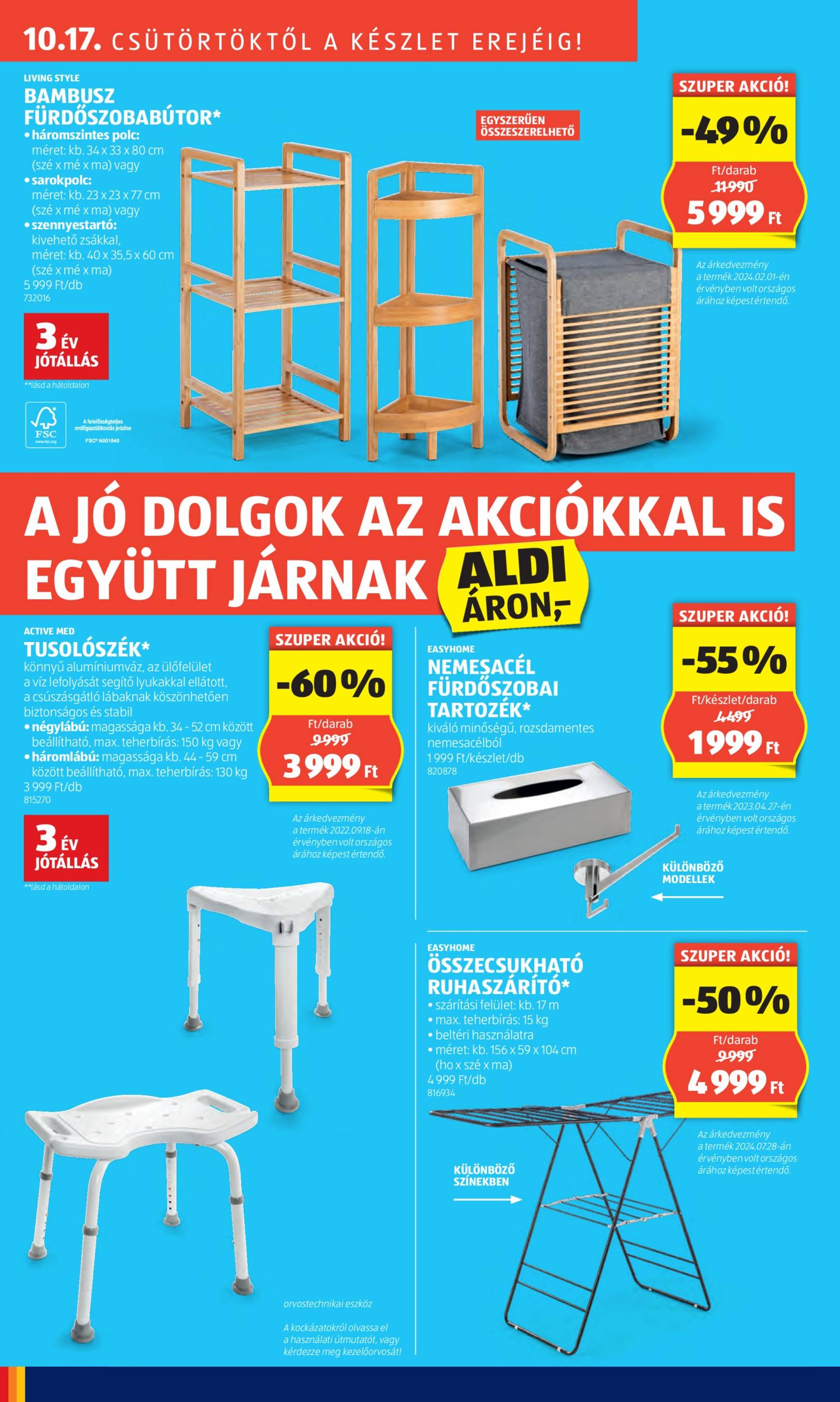 aldi - Aldi - Üzletnyitás: Kecskemét, akciós újság, érvényes 10.17. - 10.19. - page: 12