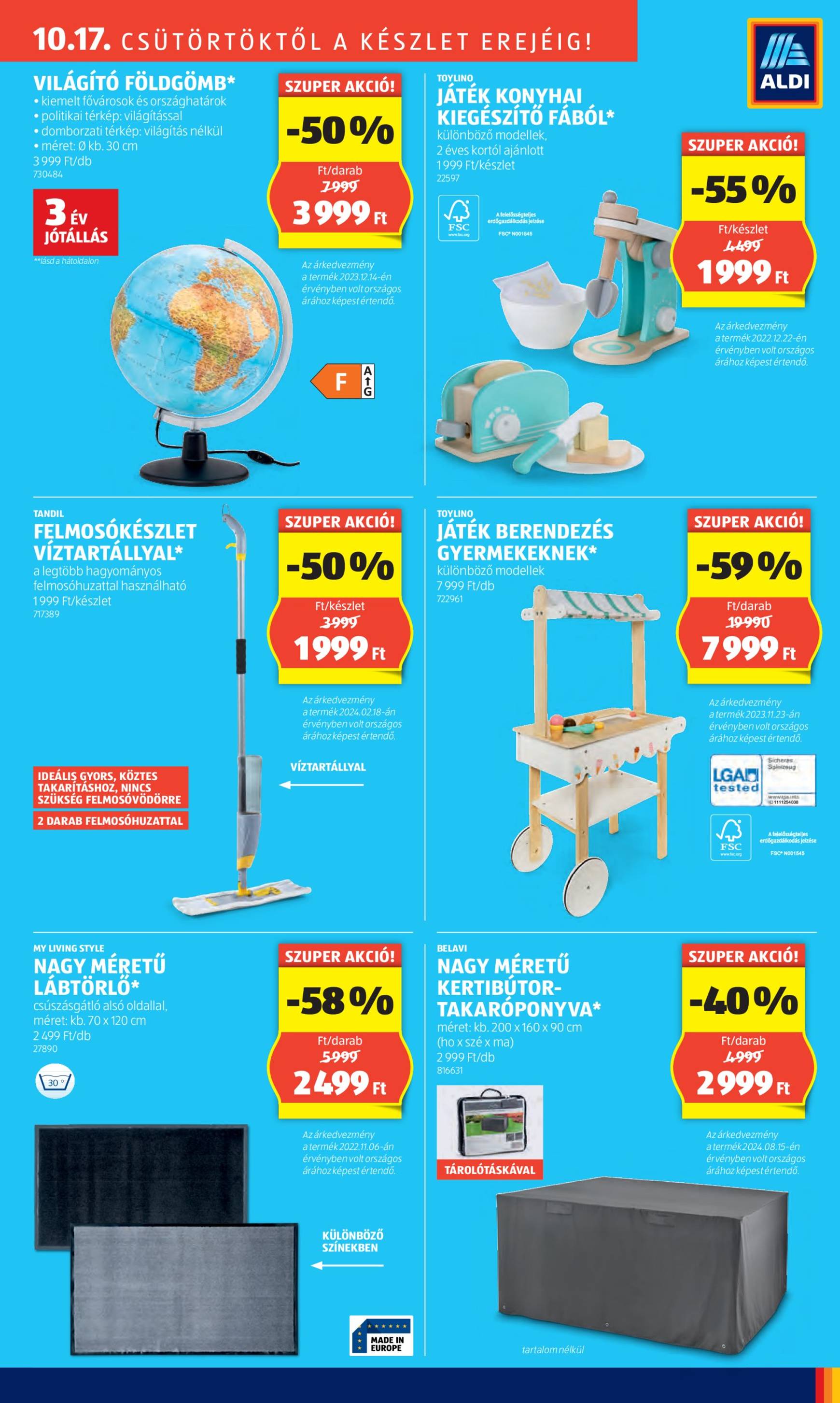 aldi - Aldi - Üzletnyitás: Kecskemét, akciós újság, érvényes 10.17. - 10.19. - page: 15