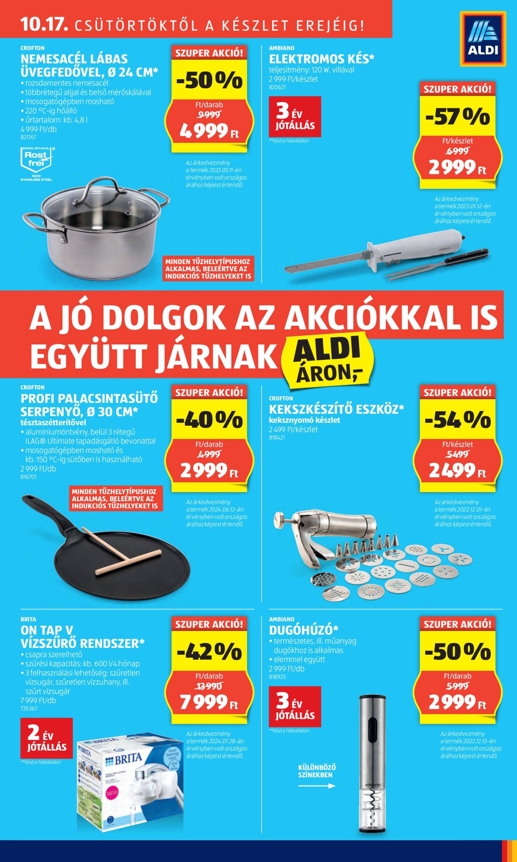 aldi - Aldi - Üzletnyitás: Kecskemét, akciós újság, érvényes 10.17. - 10.19. - page: 9