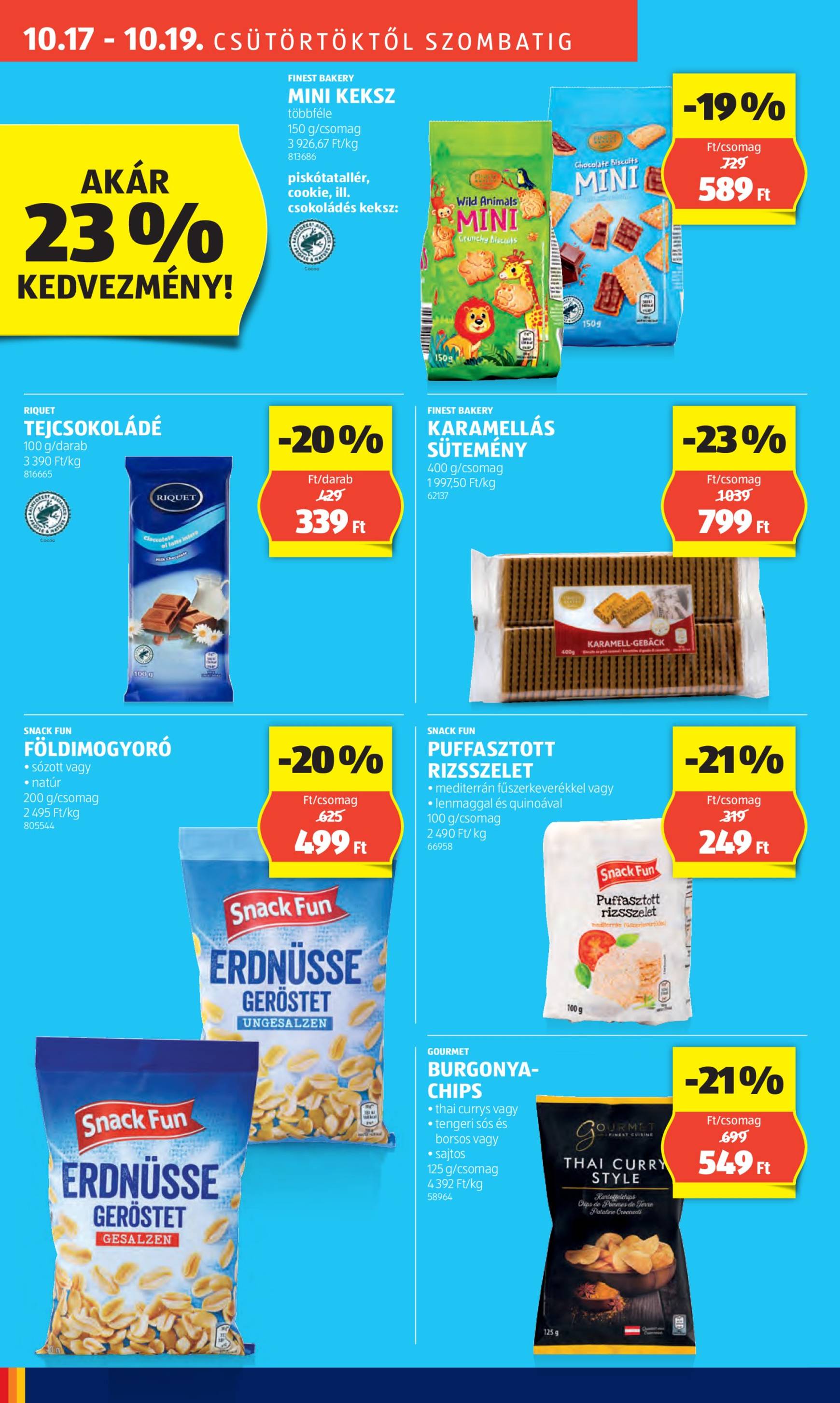 aldi - Aldi - Üzletnyitás: Kecskemét, akciós újság, érvényes 10.17. - 10.19. - page: 4