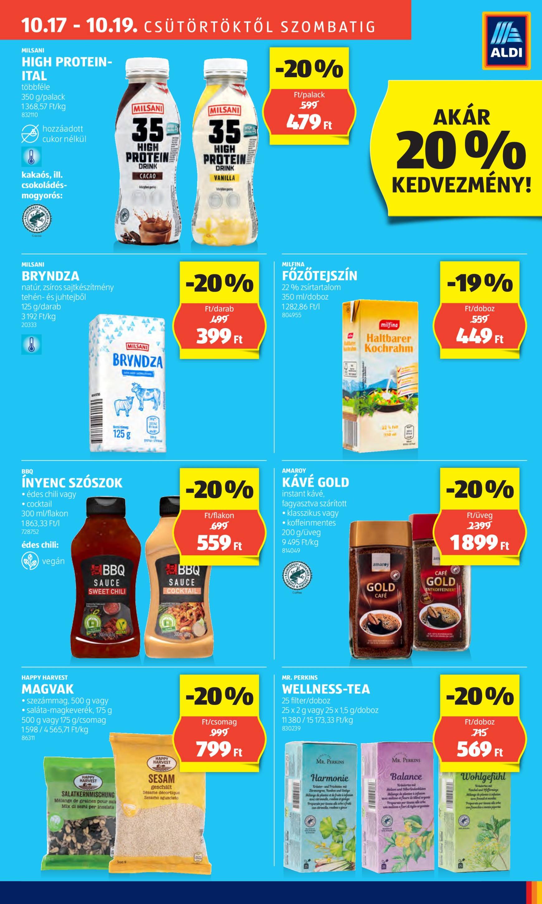 aldi - Aldi - Üzletnyitás: Kecskemét, akciós újság, érvényes 10.17. - 10.19. - page: 3