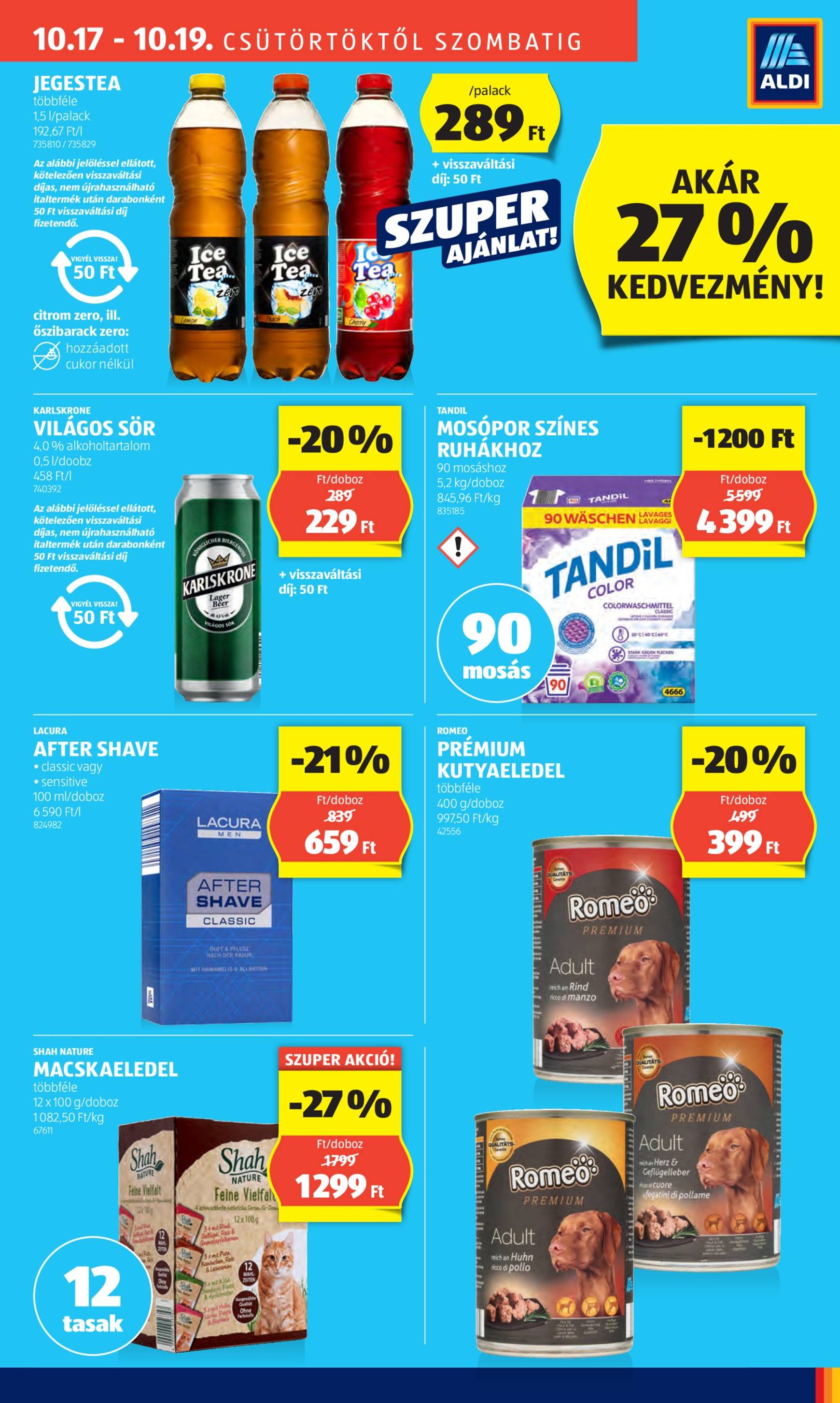 aldi - Aldi - Üzletnyitás: Kecskemét, akciós újság, érvényes 10.17. - 10.19. - page: 5