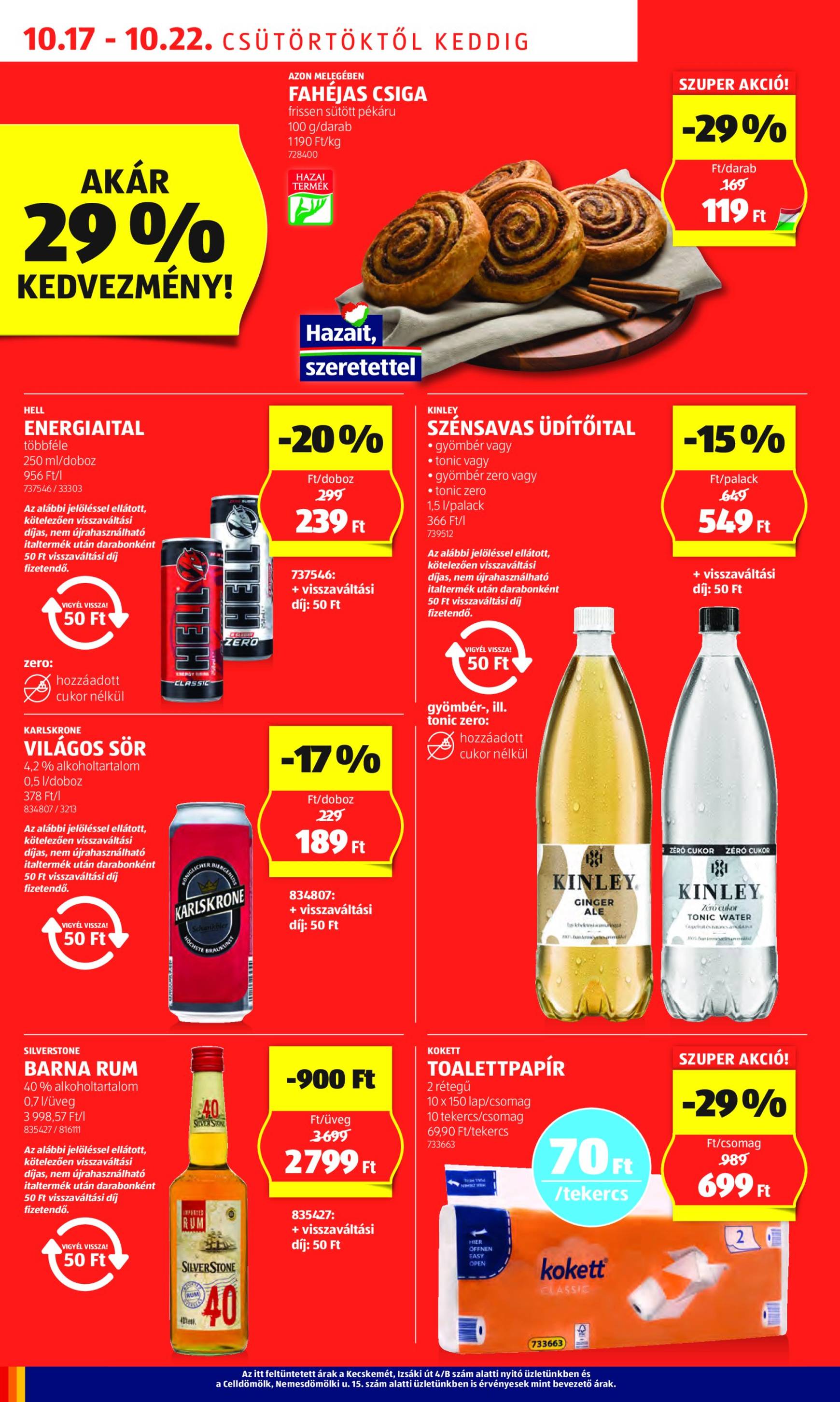 aldi - Aldi akciós újság, érvényes 10.17. - 10.22. - page: 6