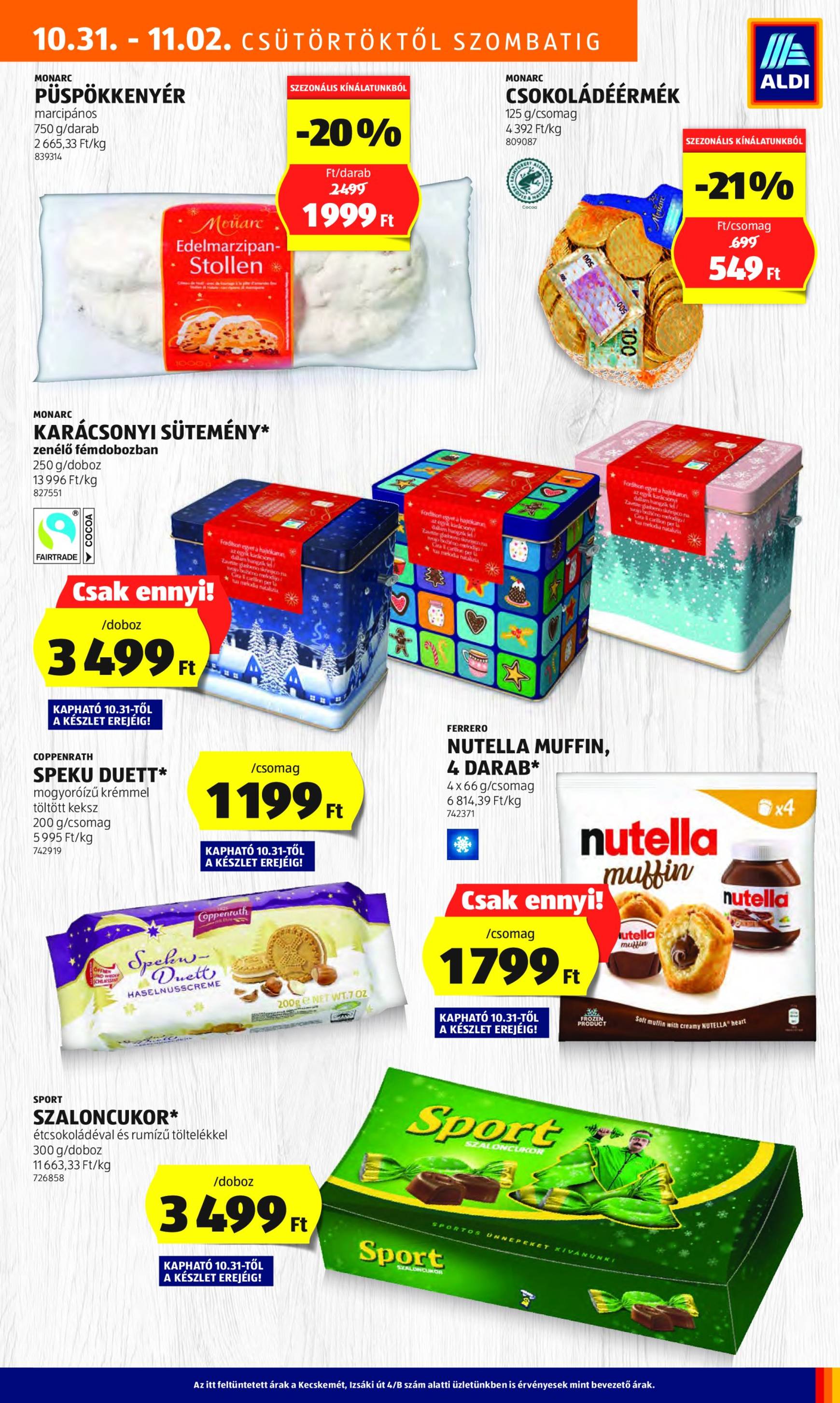 aldi - Aldi akciós újság, érvényes 10.31. - 11.06. - page: 17