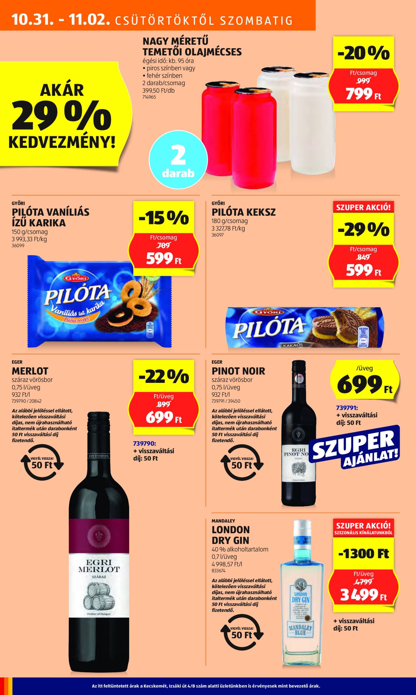 aldi - Aldi akciós újság, érvényes 10.31. - 11.06. - page: 10