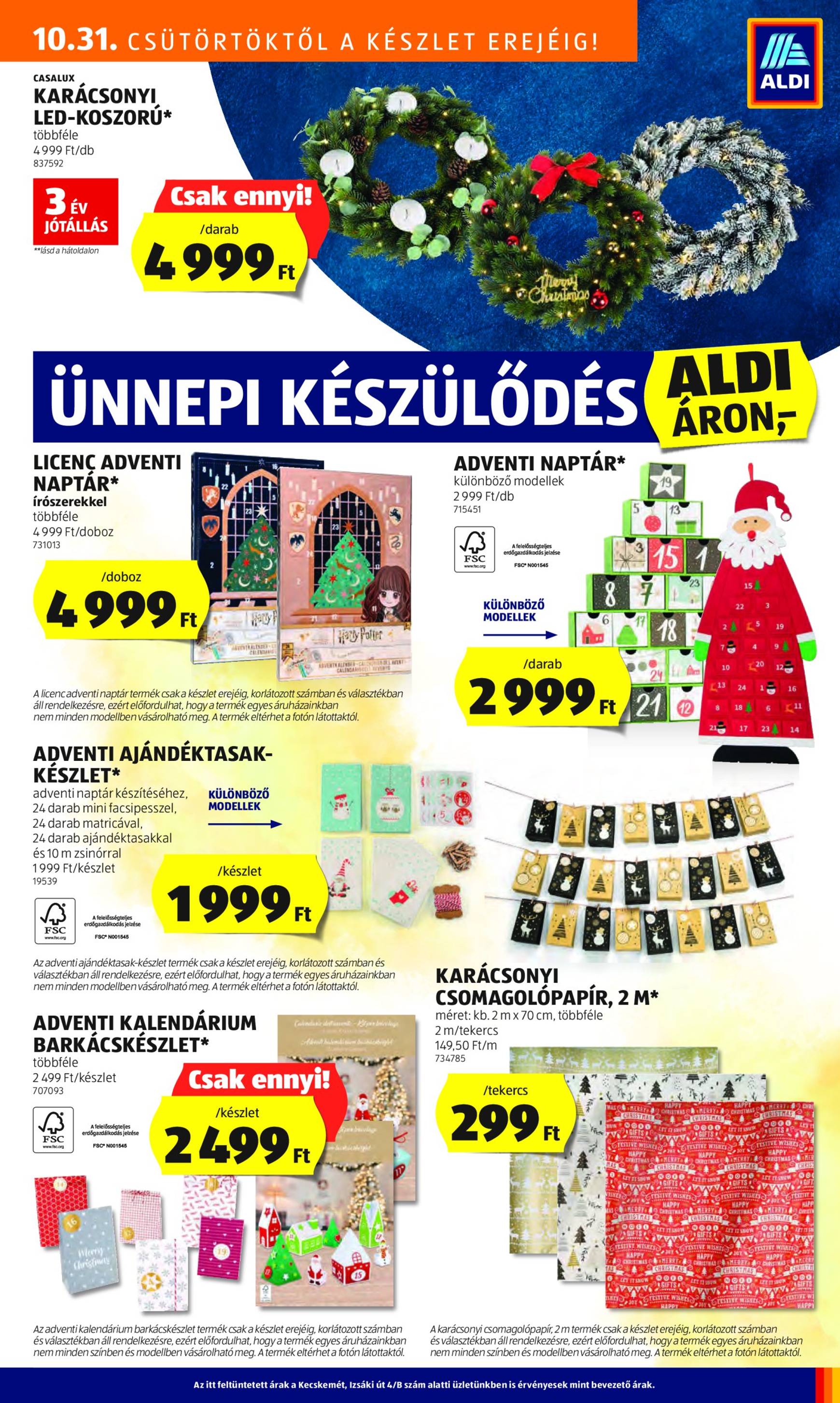 aldi - Aldi akciós újság, érvényes 10.31. - 11.06. - page: 25