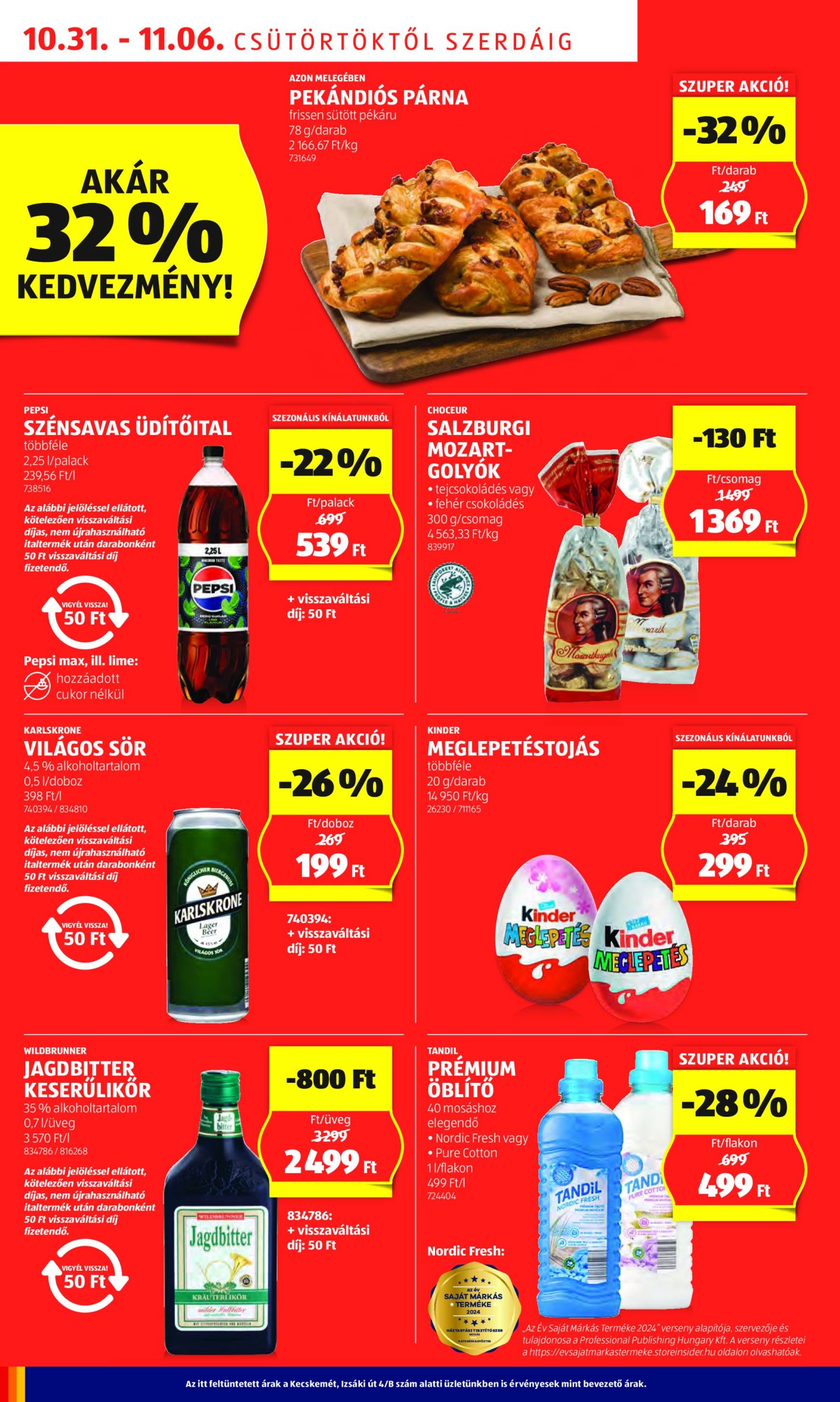 aldi - Aldi akciós újság, érvényes 10.31. - 11.06. - page: 6