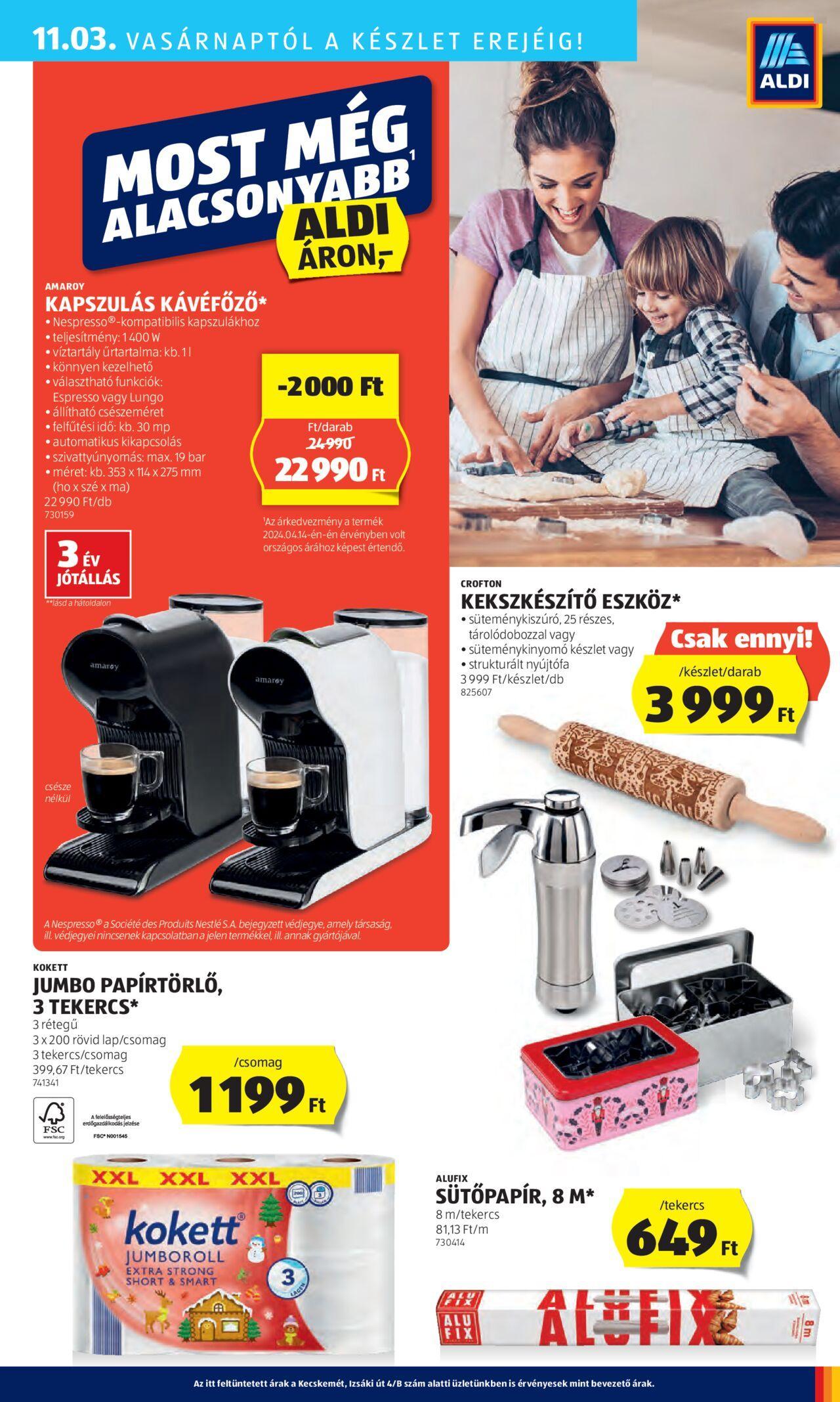 aldi - Akciós újság új Aldi 2024.10.31. - 2024.11.06. - page: 43