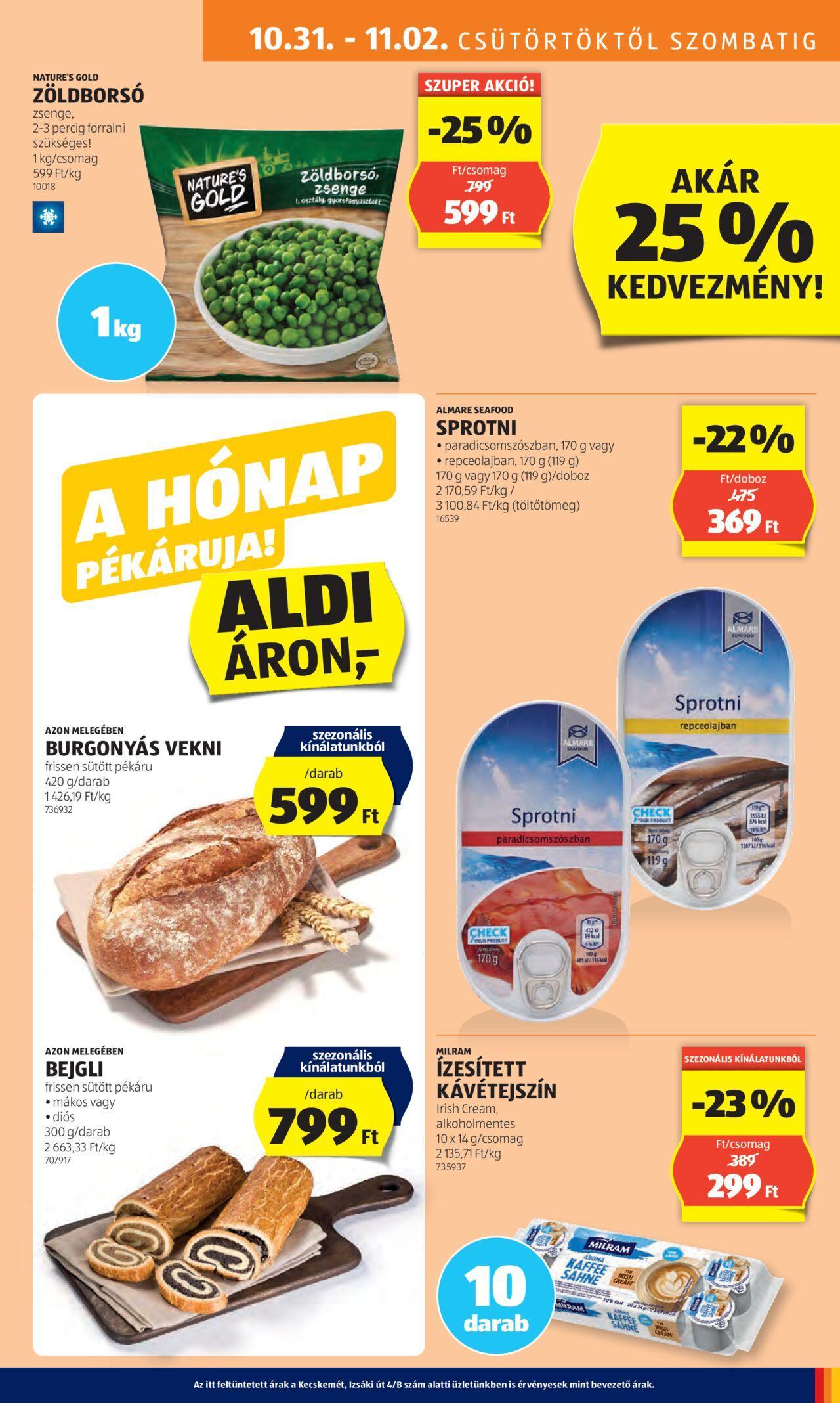 aldi - Akciós újság új Aldi 2024.10.31. - 2024.11.06. - page: 9