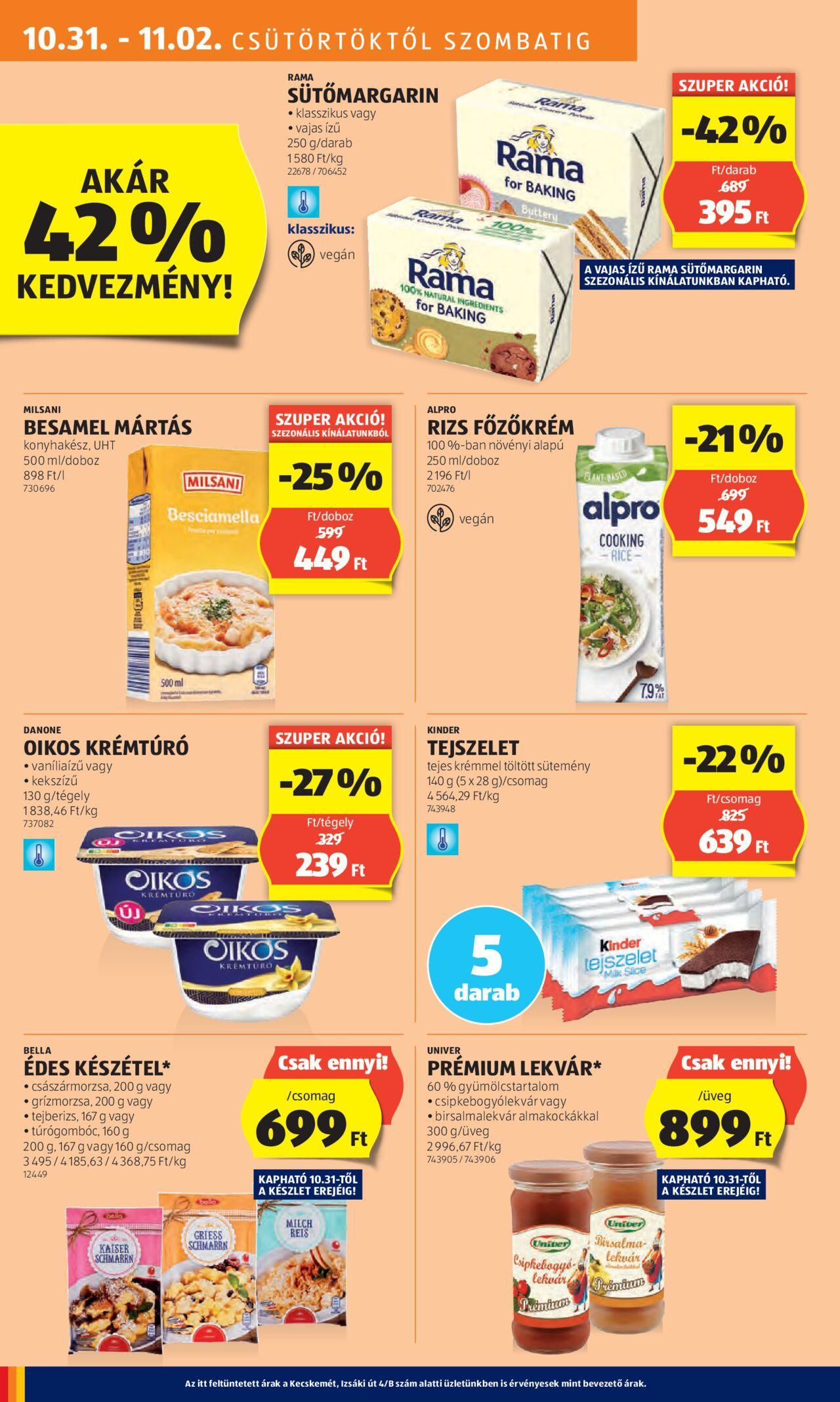 aldi - Akciós újság új Aldi 2024.10.31. - 2024.11.06. - page: 8