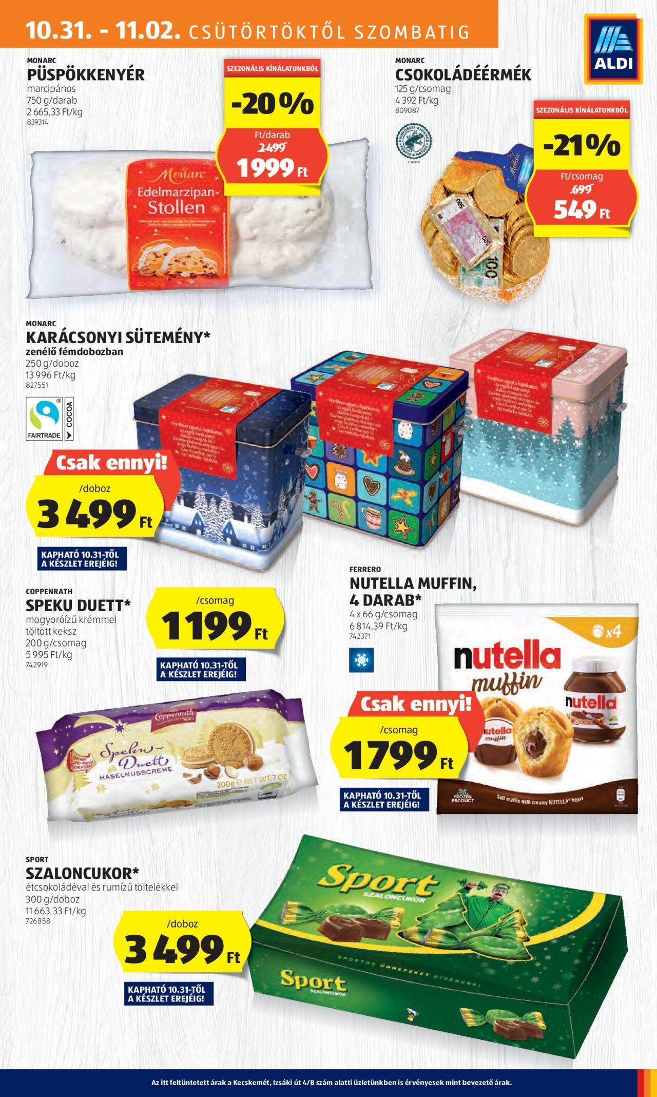 aldi - Akciós újság új Aldi 2024.10.31. - 2024.11.06. - page: 17