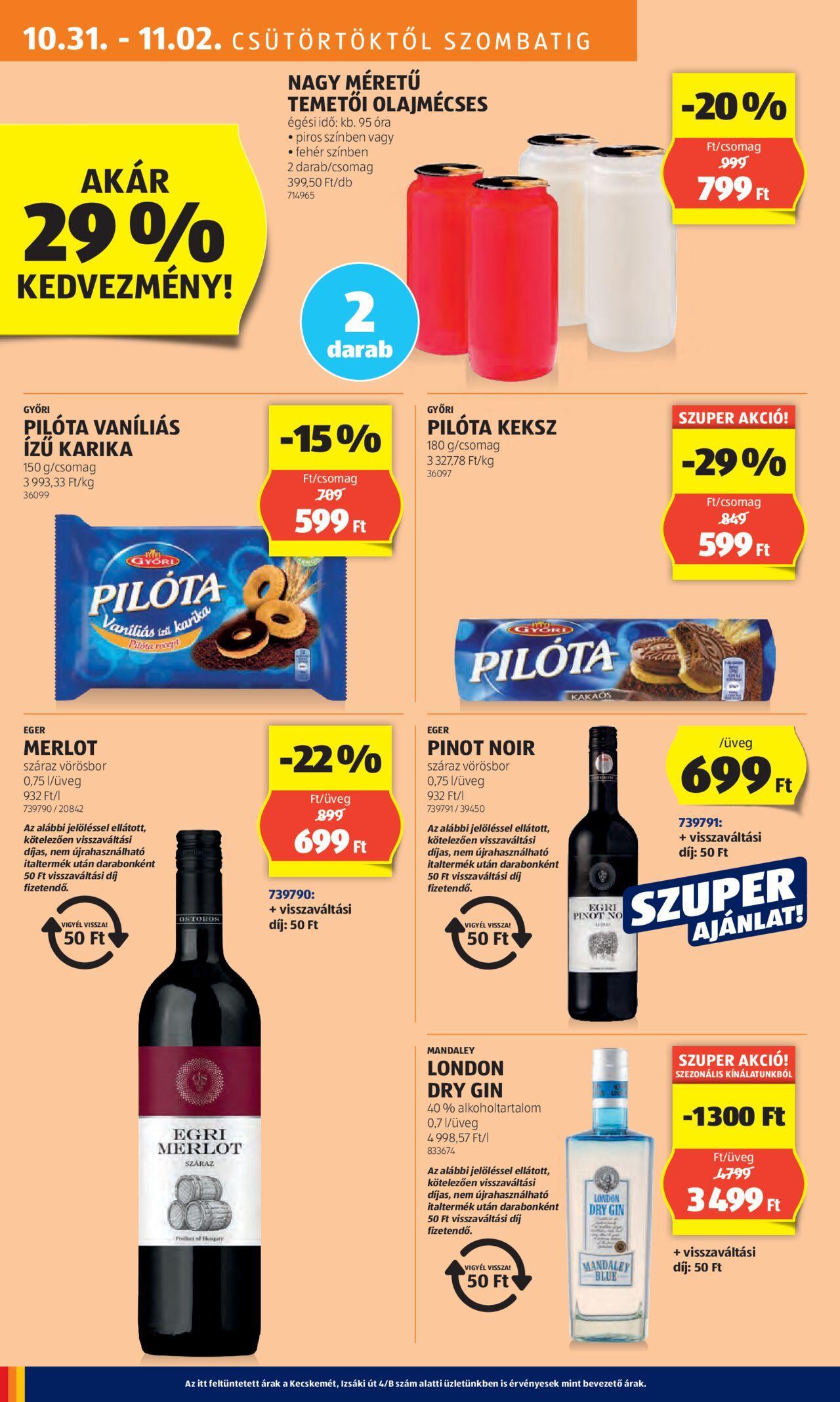 aldi - Akciós újság új Aldi 2024.10.31. - 2024.11.06. - page: 10