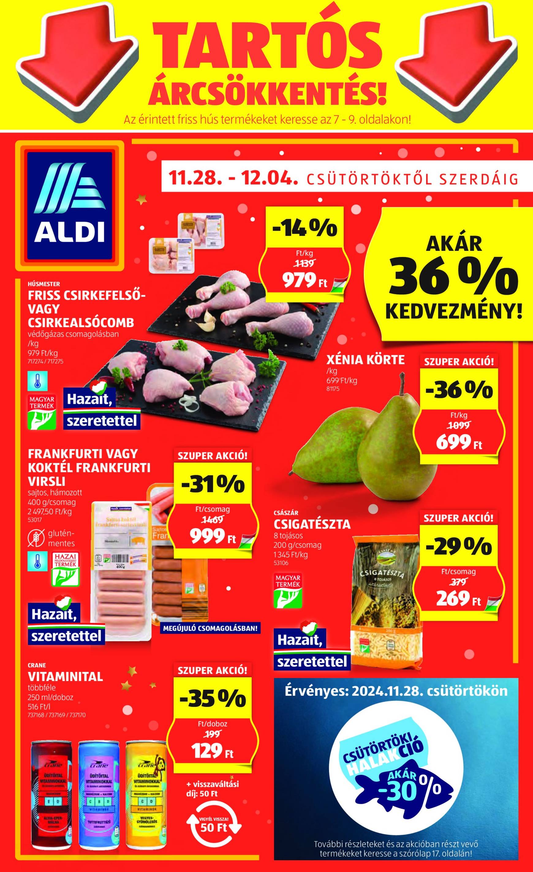 aldi - Aldi akciós újság, érvényes 11.28. - 12.04.