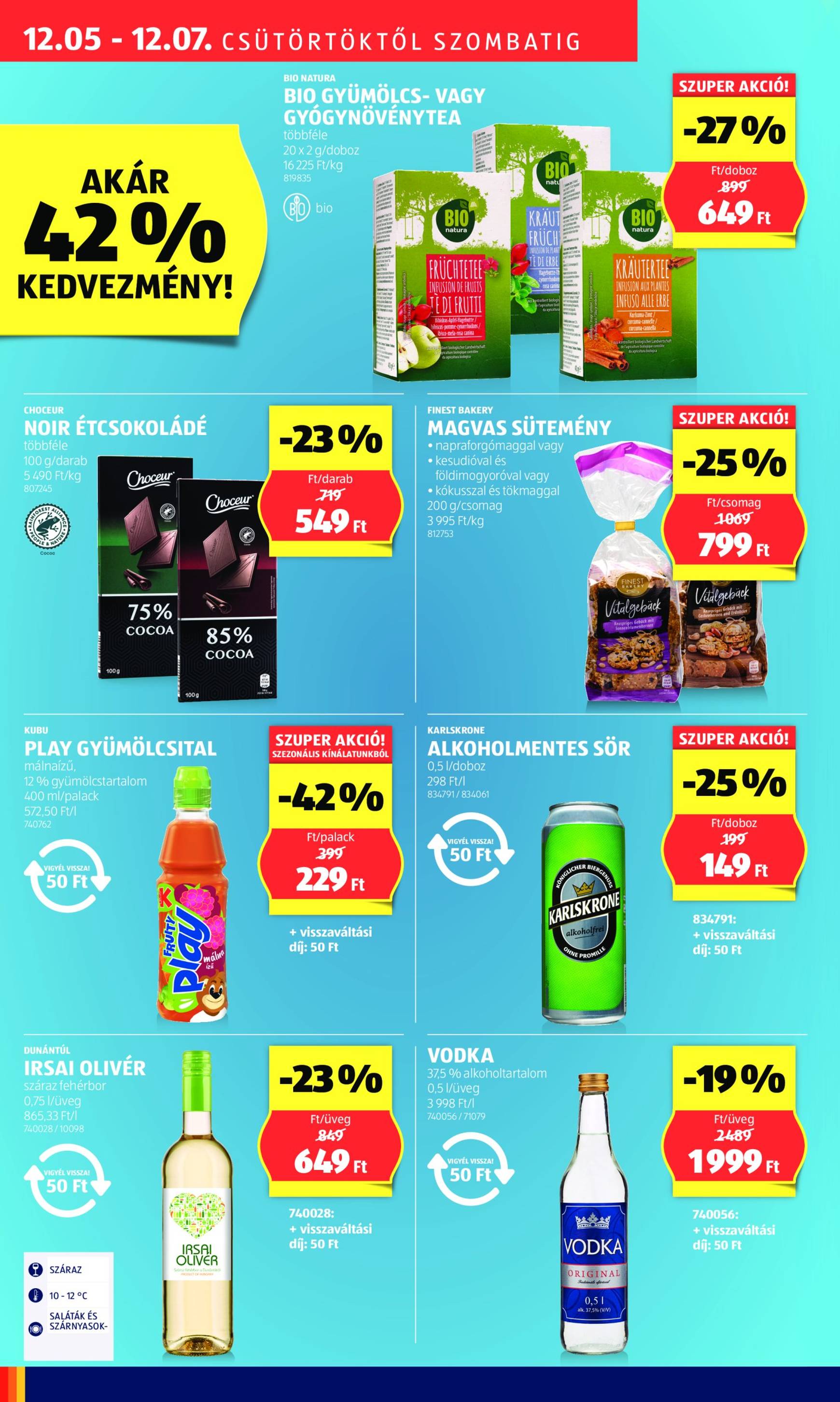 aldi - Aldi - Üzletnyitás: Körmend, akciós újság, érvényes 12.05. - 12.07. - page: 4