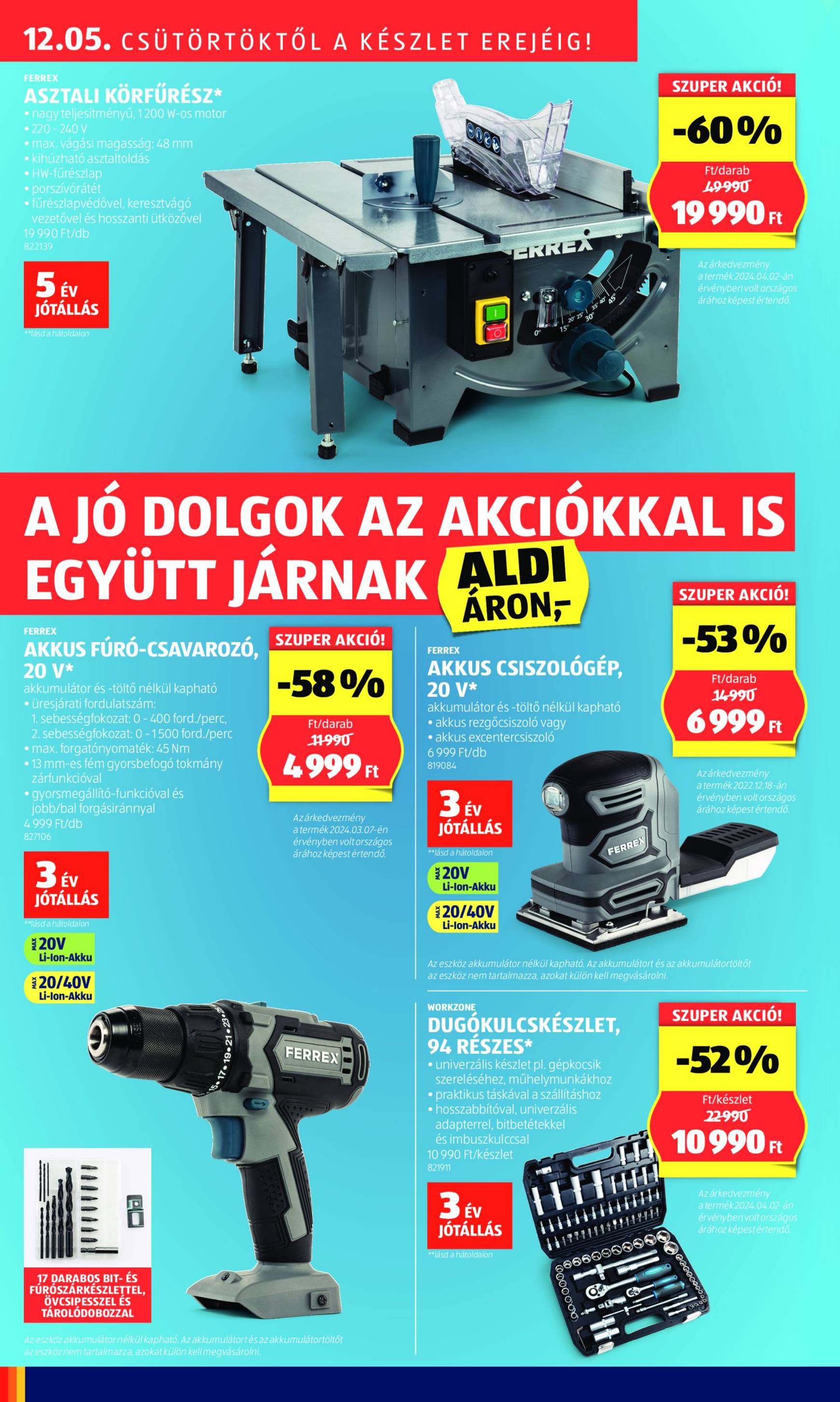 aldi - Aldi - Üzletnyitás: Körmend, akciós újság, érvényes 12.05. - 12.07. - page: 10