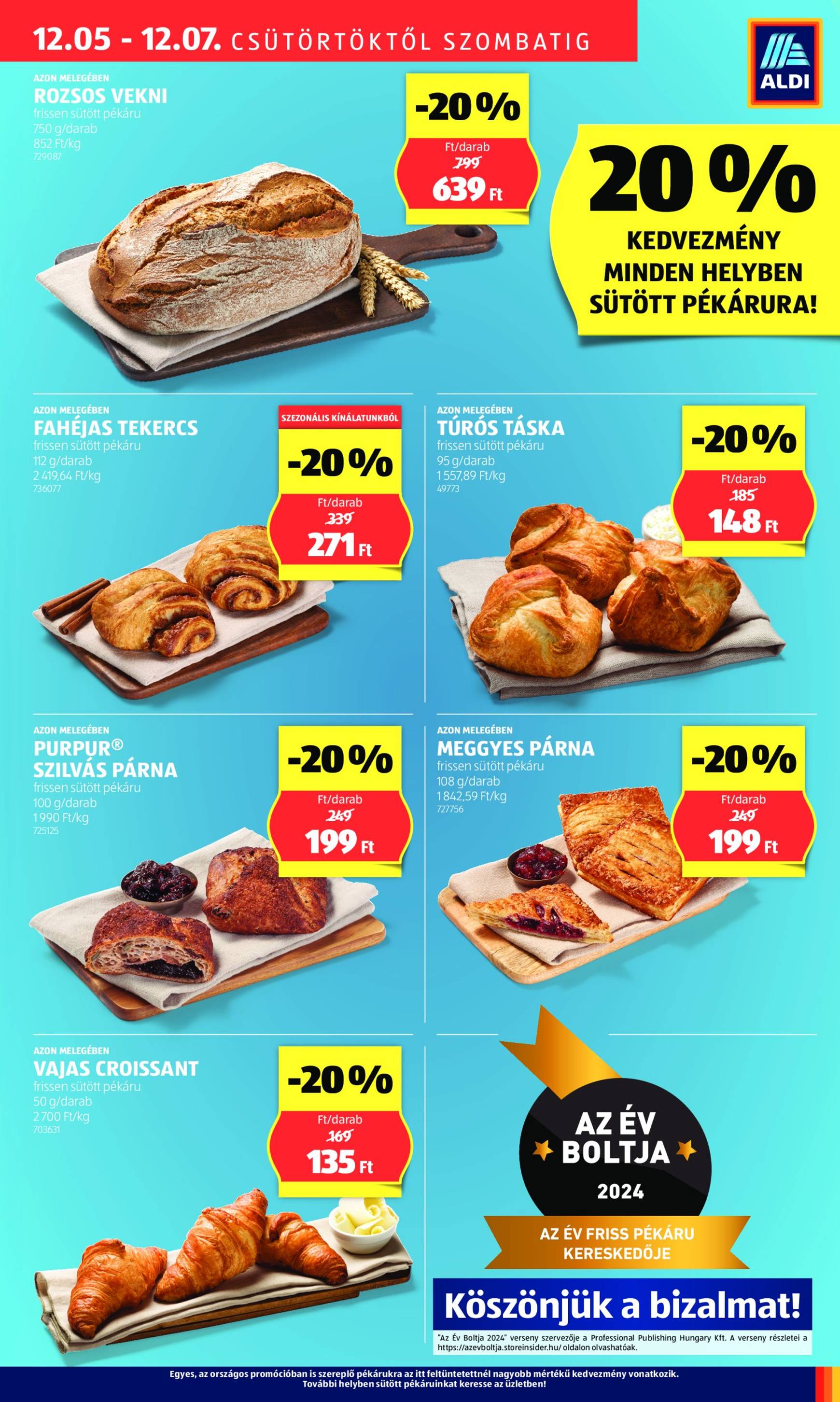 aldi - Aldi - Üzletnyitás: Körmend, akciós újság, érvényes 12.05. - 12.07. - page: 7