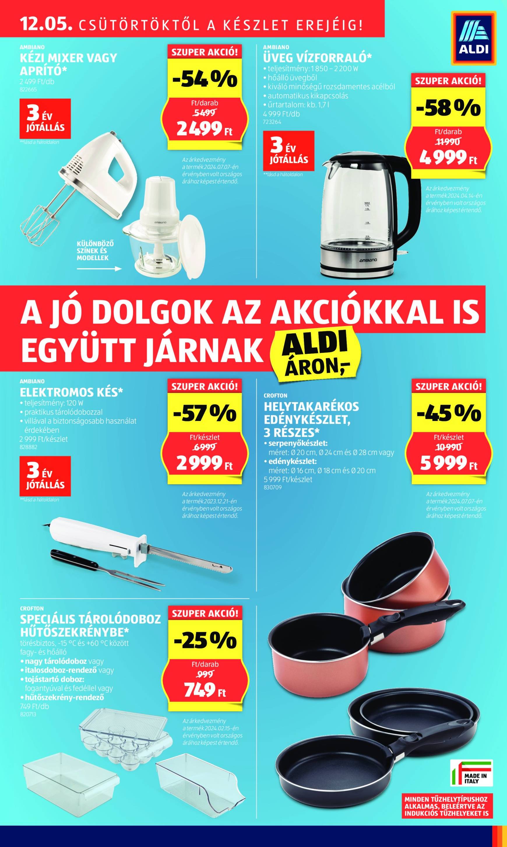 aldi - Aldi - Üzletnyitás: Körmend, akciós újság, érvényes 12.05. - 12.07. - page: 9