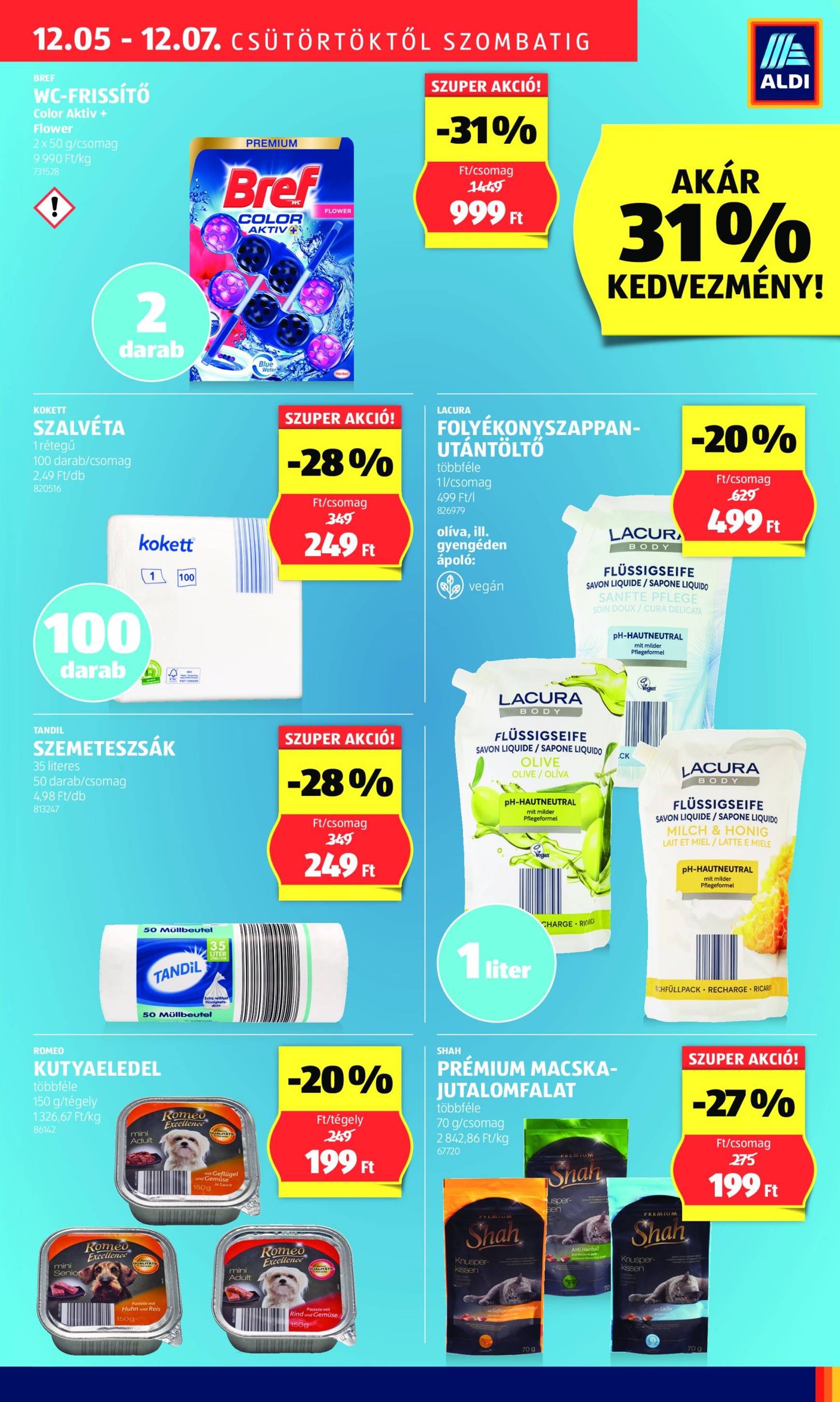 aldi - Aldi - Üzletnyitás: Körmend, akciós újság, érvényes 12.05. - 12.07. - page: 5