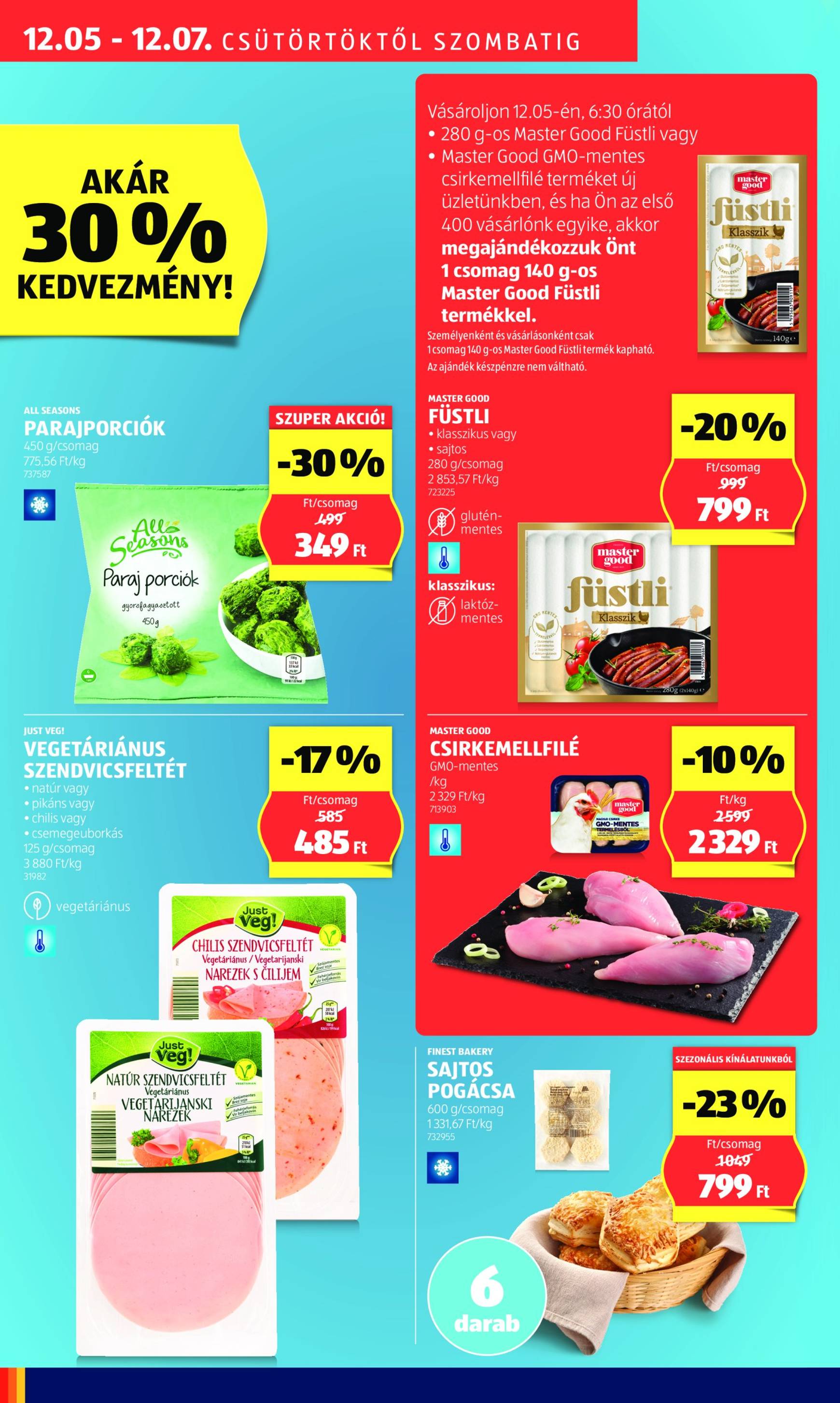 aldi - Aldi - Üzletnyitás: Körmend, akciós újság, érvényes 12.05. - 12.07. - page: 2