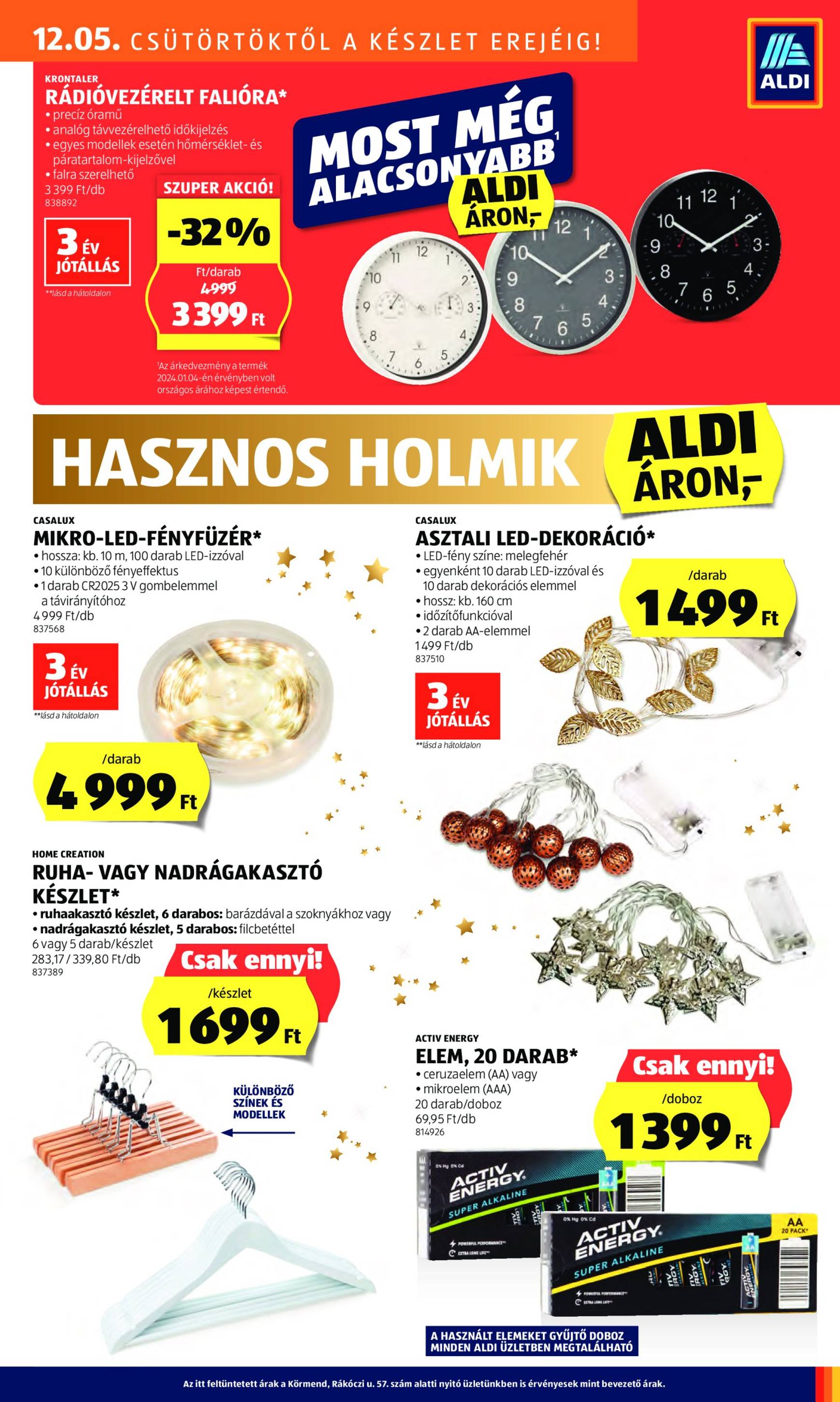 aldi - Aldi akciós újság, érvényes 12.05. - 12.11. - page: 37