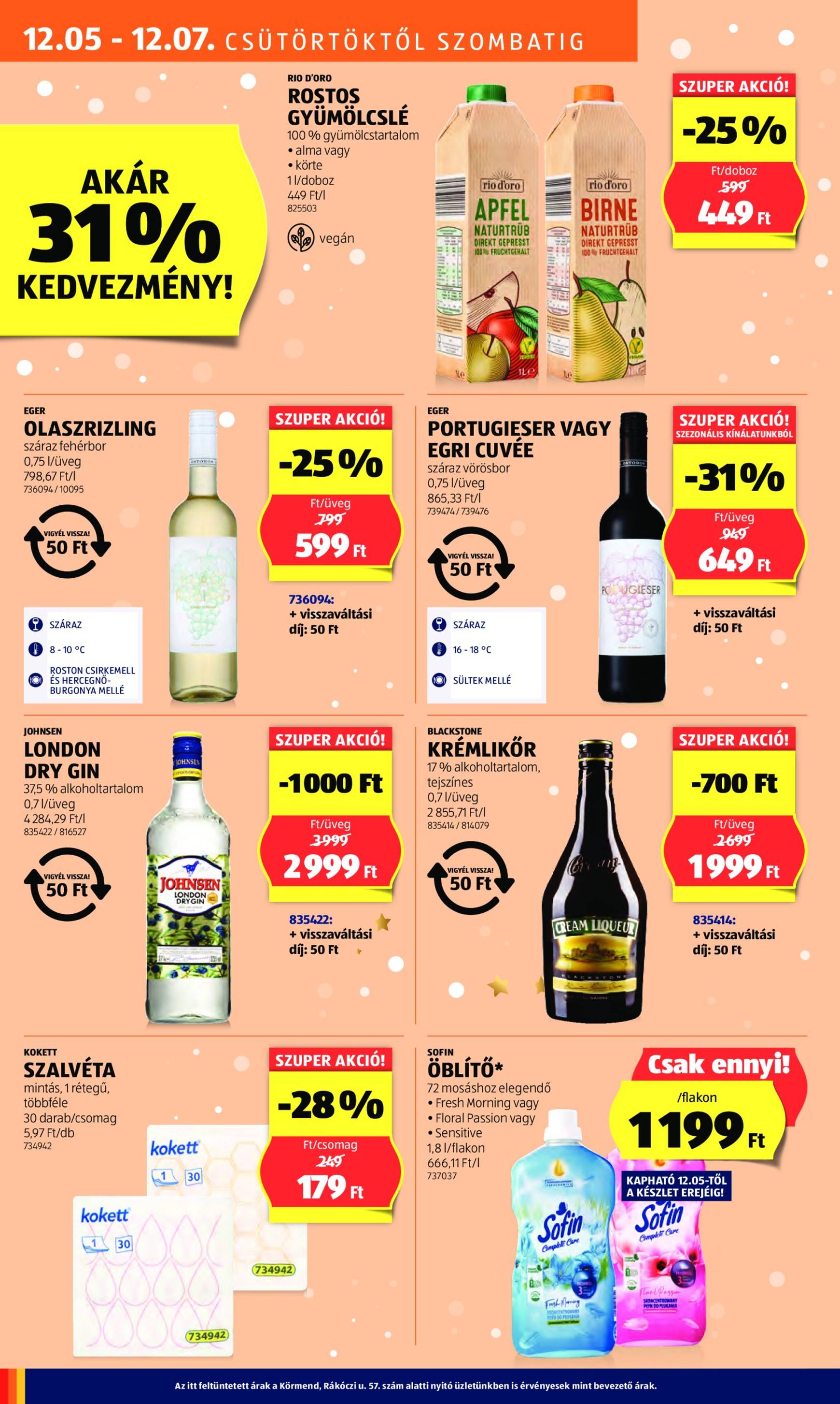 aldi - Aldi akciós újság, érvényes 12.05. - 12.11. - page: 16