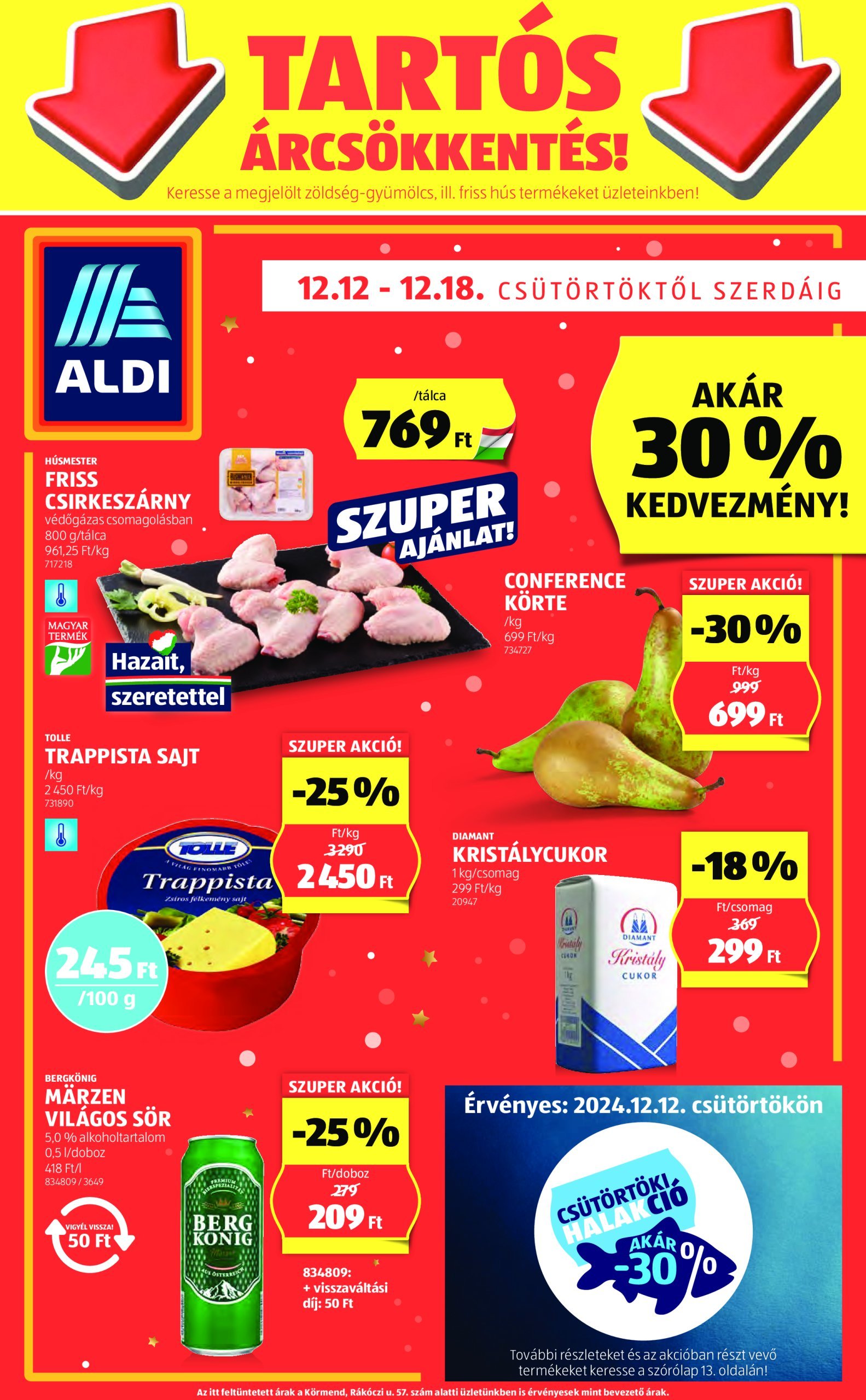 aldi - Aldi akciós újság, érvényes 12.12. - 12.18.