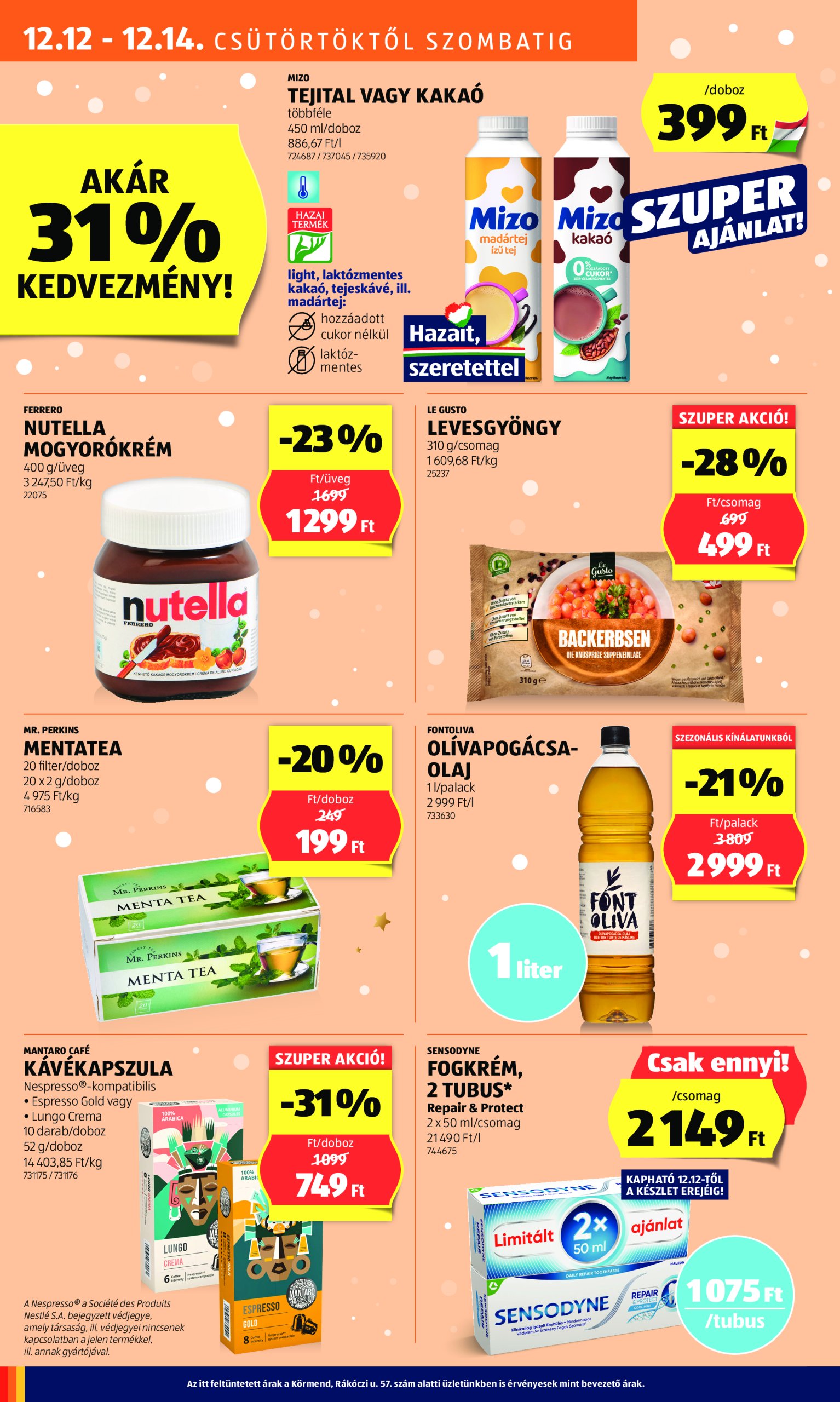 aldi - Aldi akciós újság, érvényes 12.12. - 12.18. - page: 10