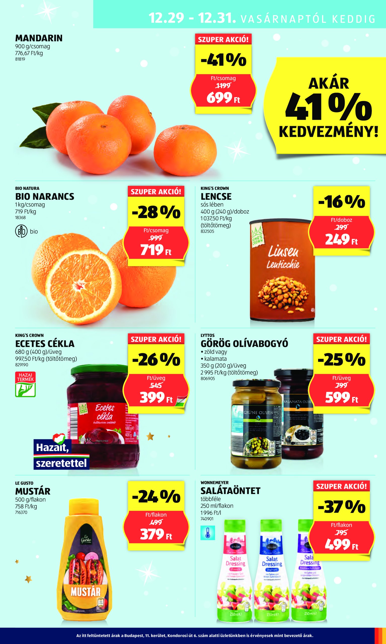 aldi - Aldi akciós újság, érvényes 12.27. - 12.31. - page: 25