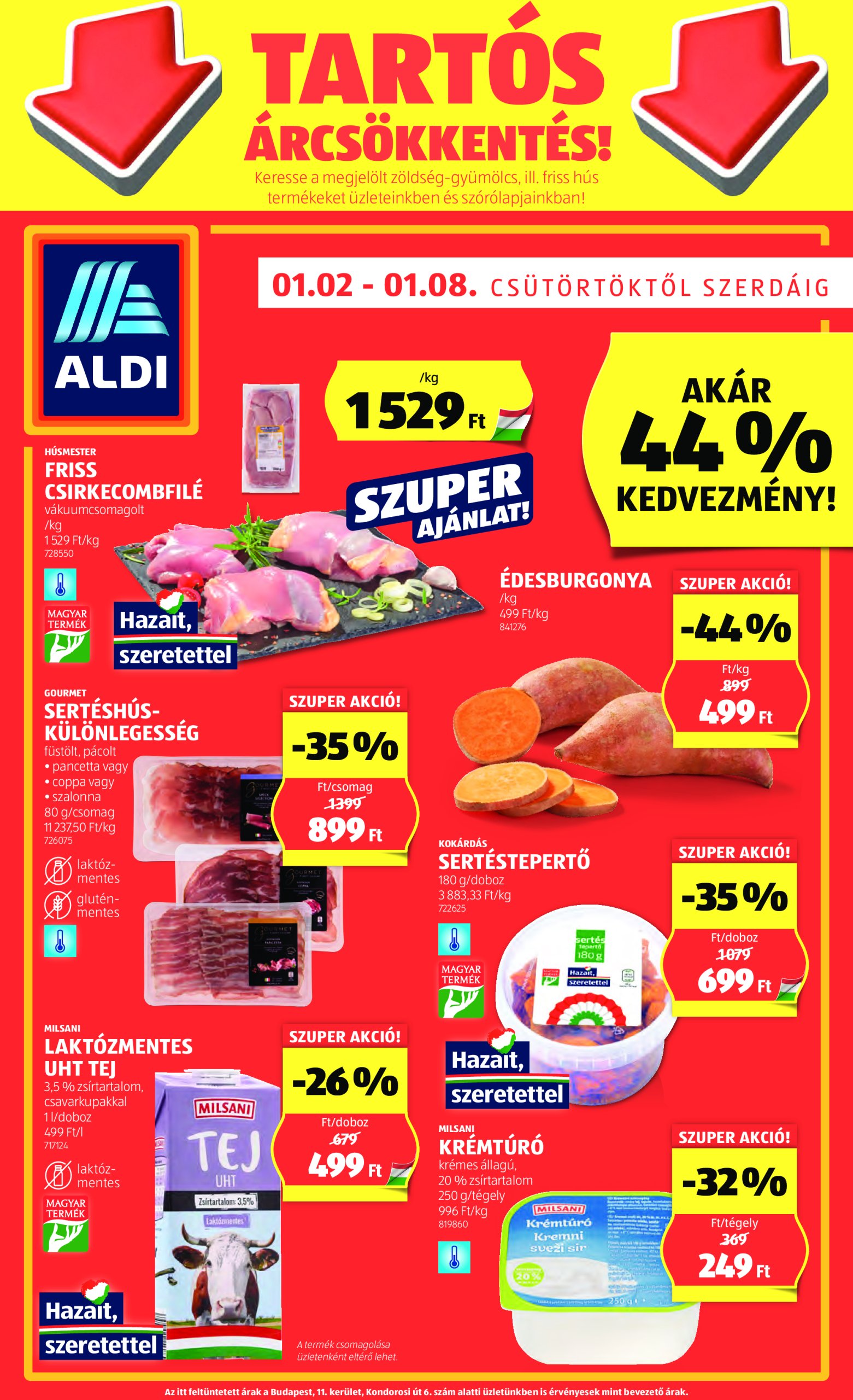 aldi - Aldi akciós újság, érvényes 01.02. - 01.08.