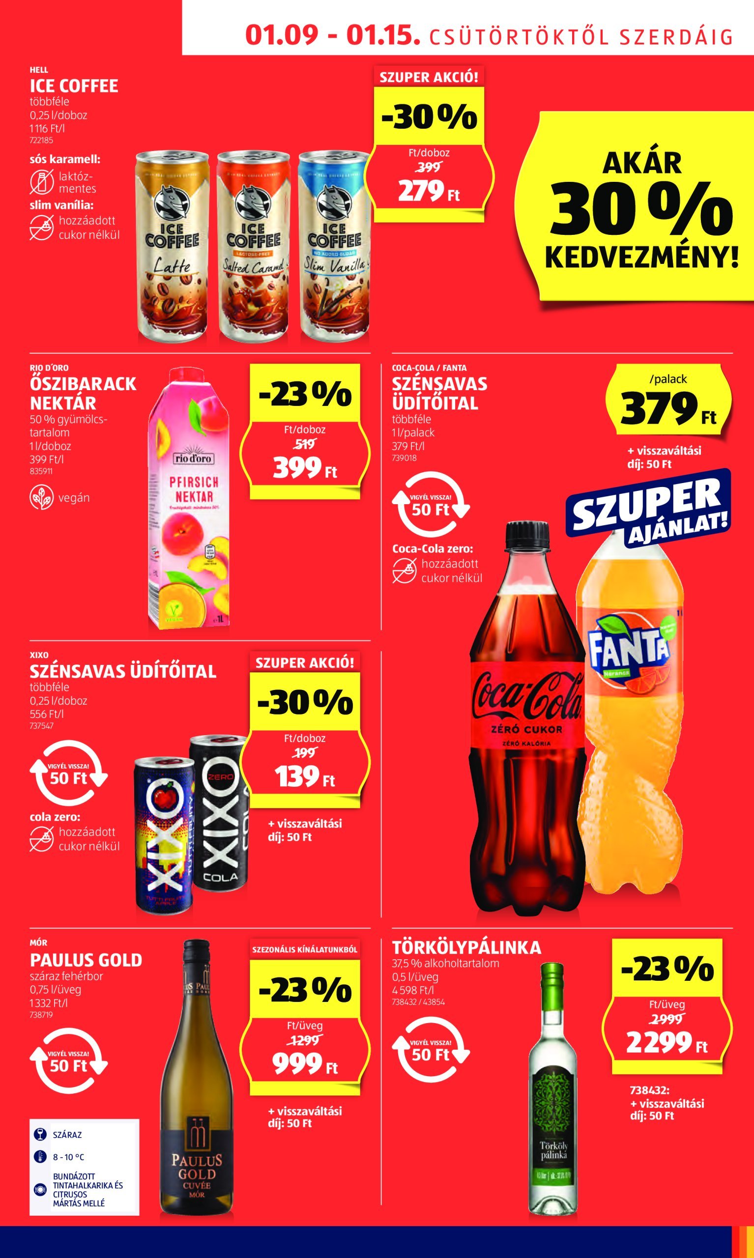 aldi - Aldi akciós újság, érvényes 01.09. - 01.15. - page: 9